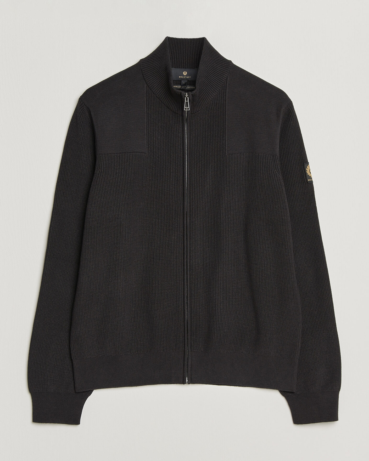 Heren | Truien | Belstaff | Commander Knitted Full Zip Black