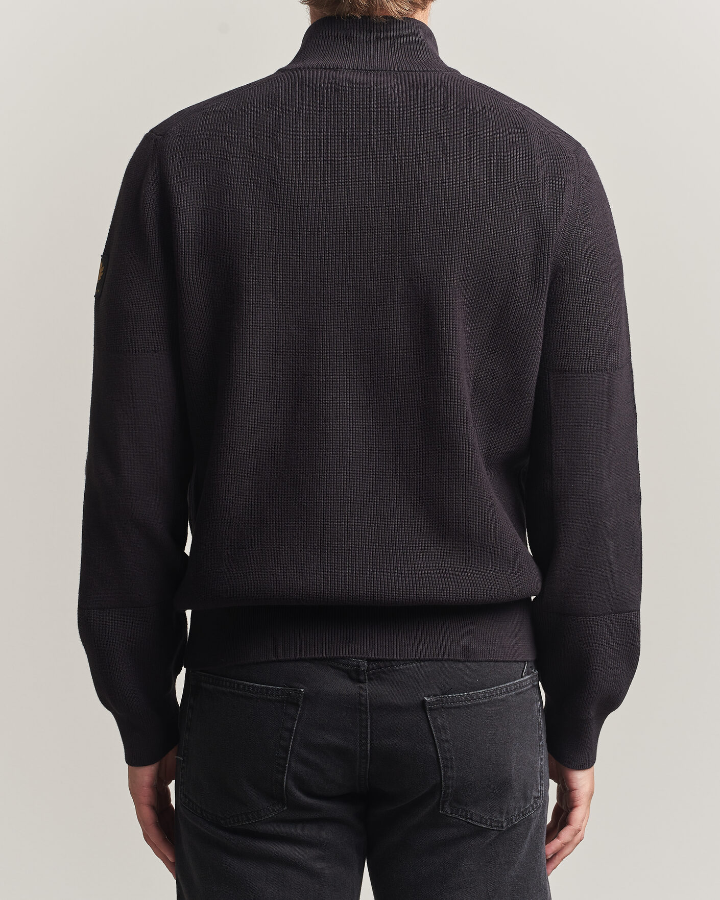 Heren | Truien | Belstaff | Commander Knitted Full Zip Black