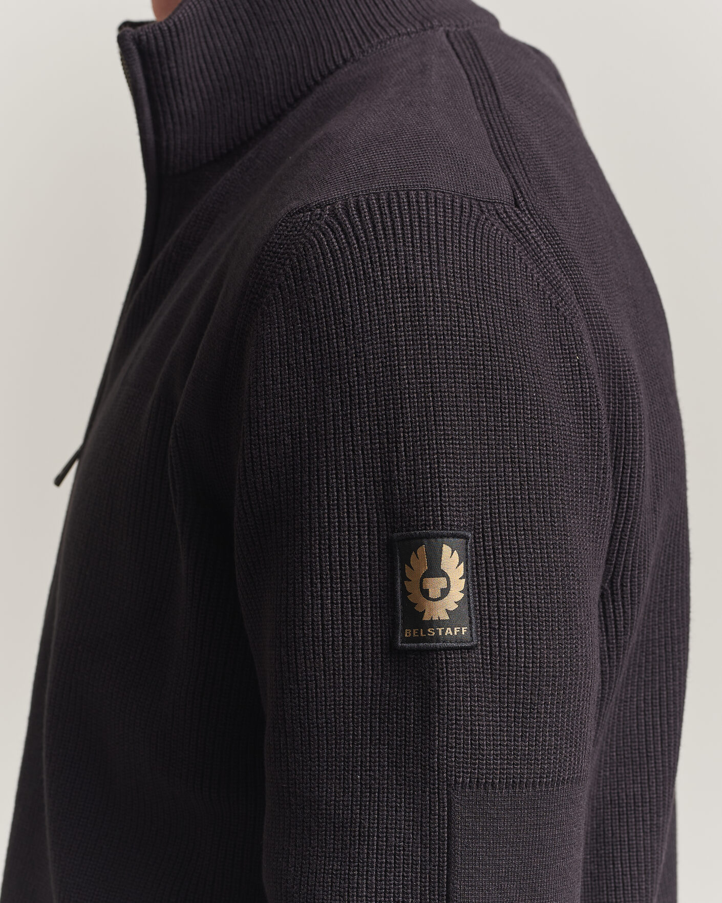 Heren | Truien | Belstaff | Commander Knitted Full Zip Black