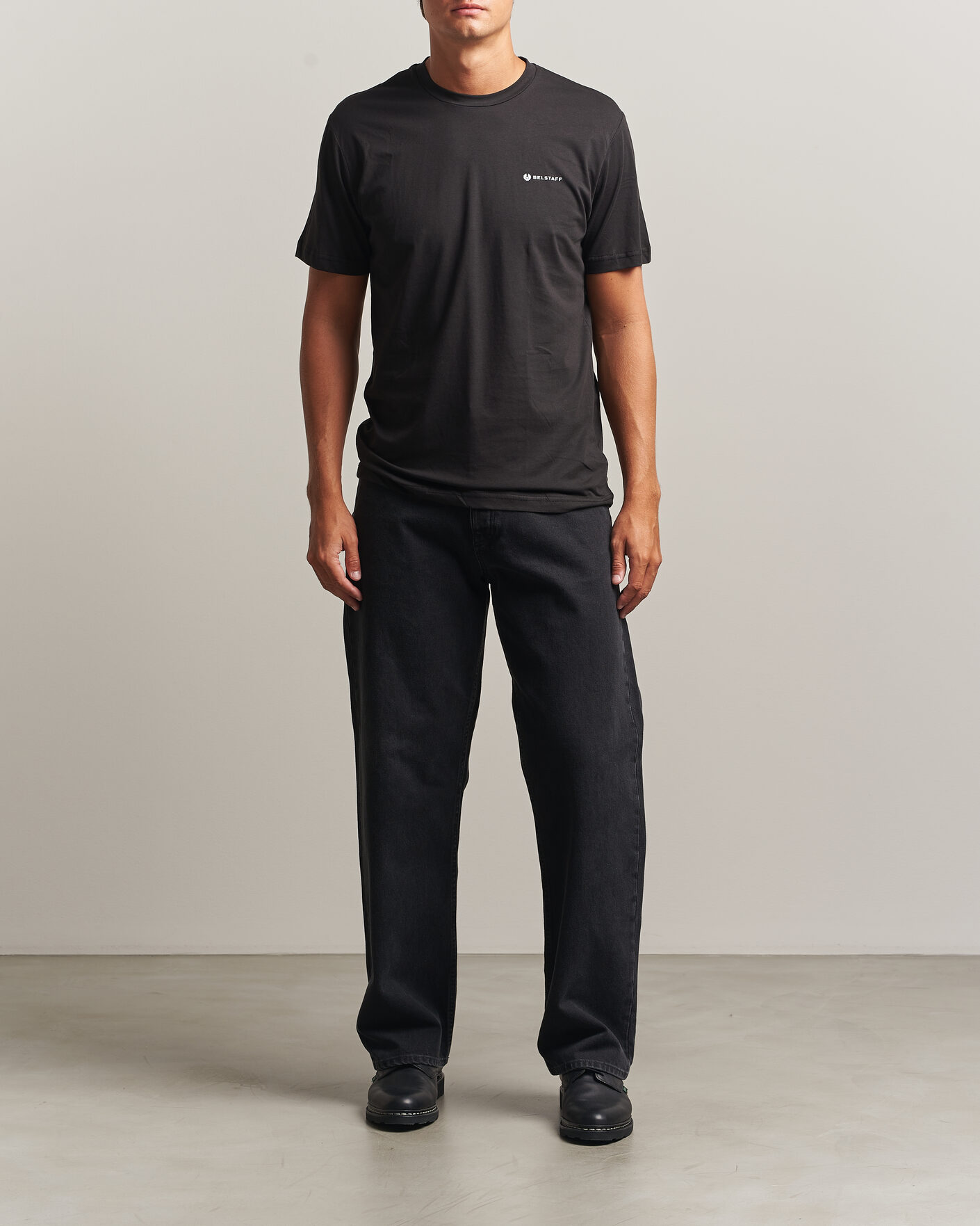 Heren | T-shirts | Belstaff | 3-Pack Crew Neck T-Shirt Black