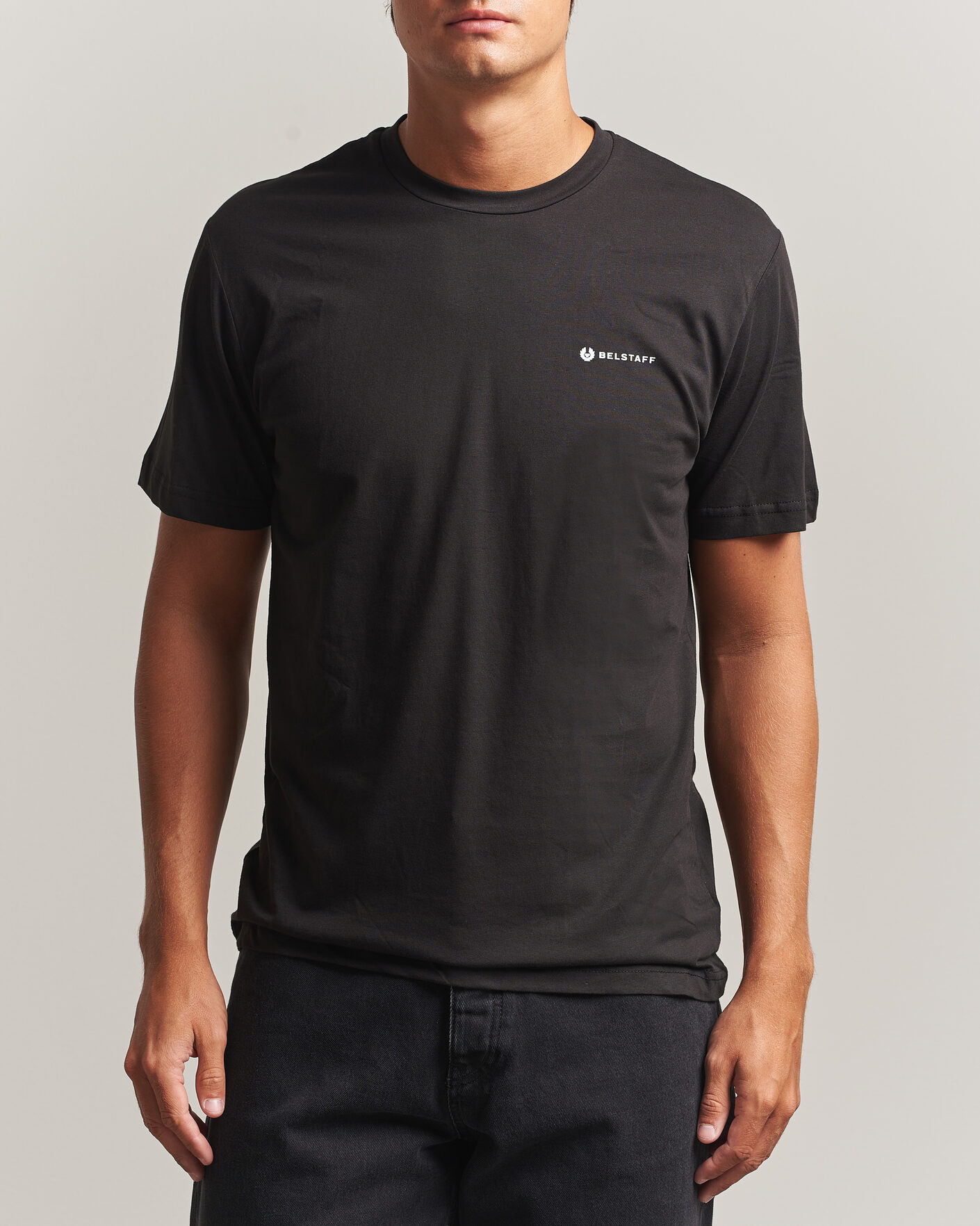 Heren | T-shirts | Belstaff | 3-Pack Crew Neck T-Shirt Black