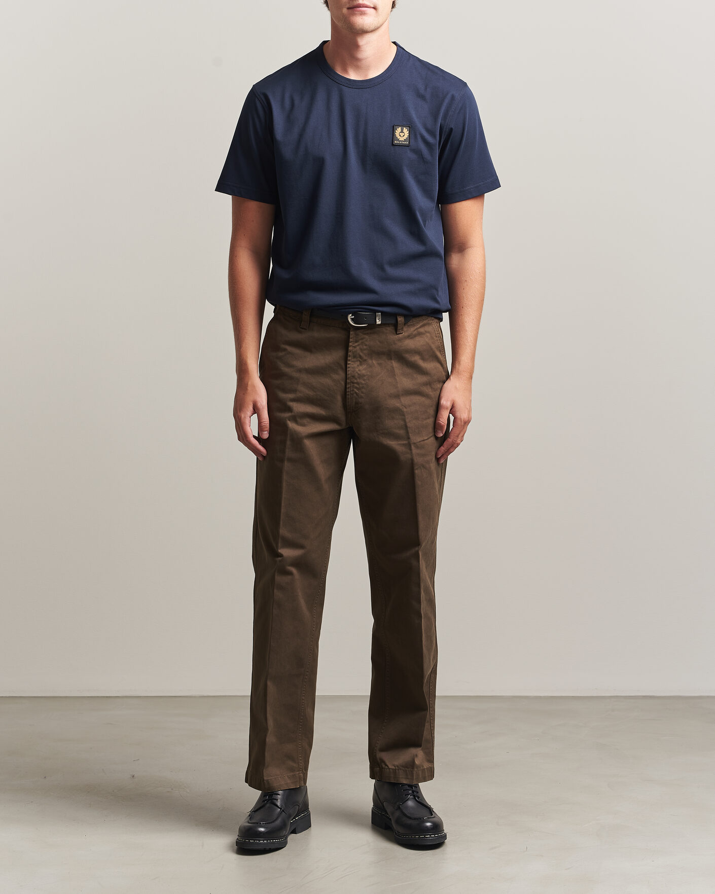 Heren | T-shirts | Belstaff | Signature Crew Neck T-Shirt Dark Ink