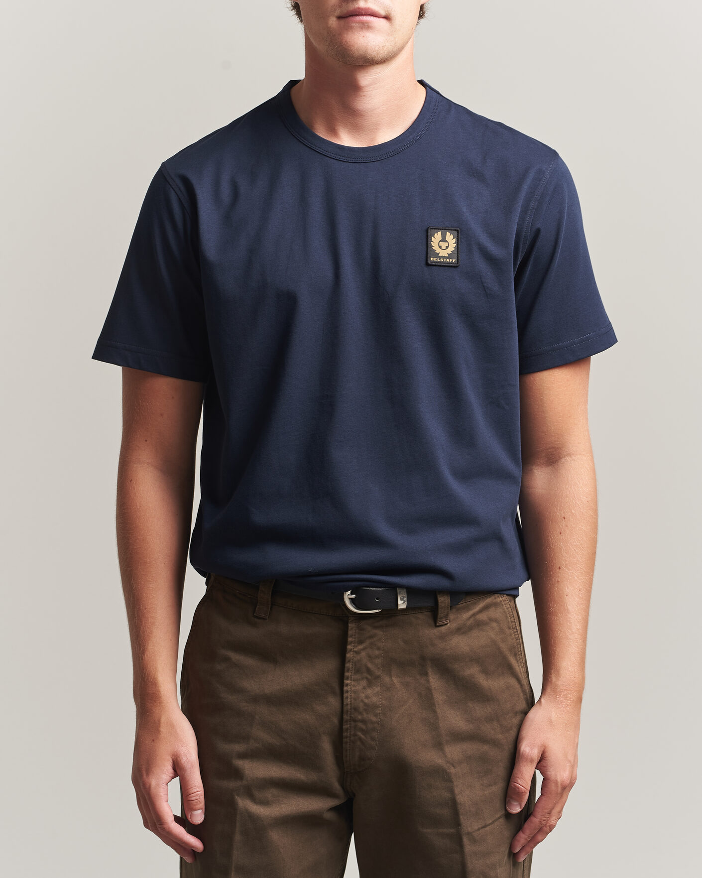 Heren | T-shirts | Belstaff | Signature Crew Neck T-Shirt Dark Ink