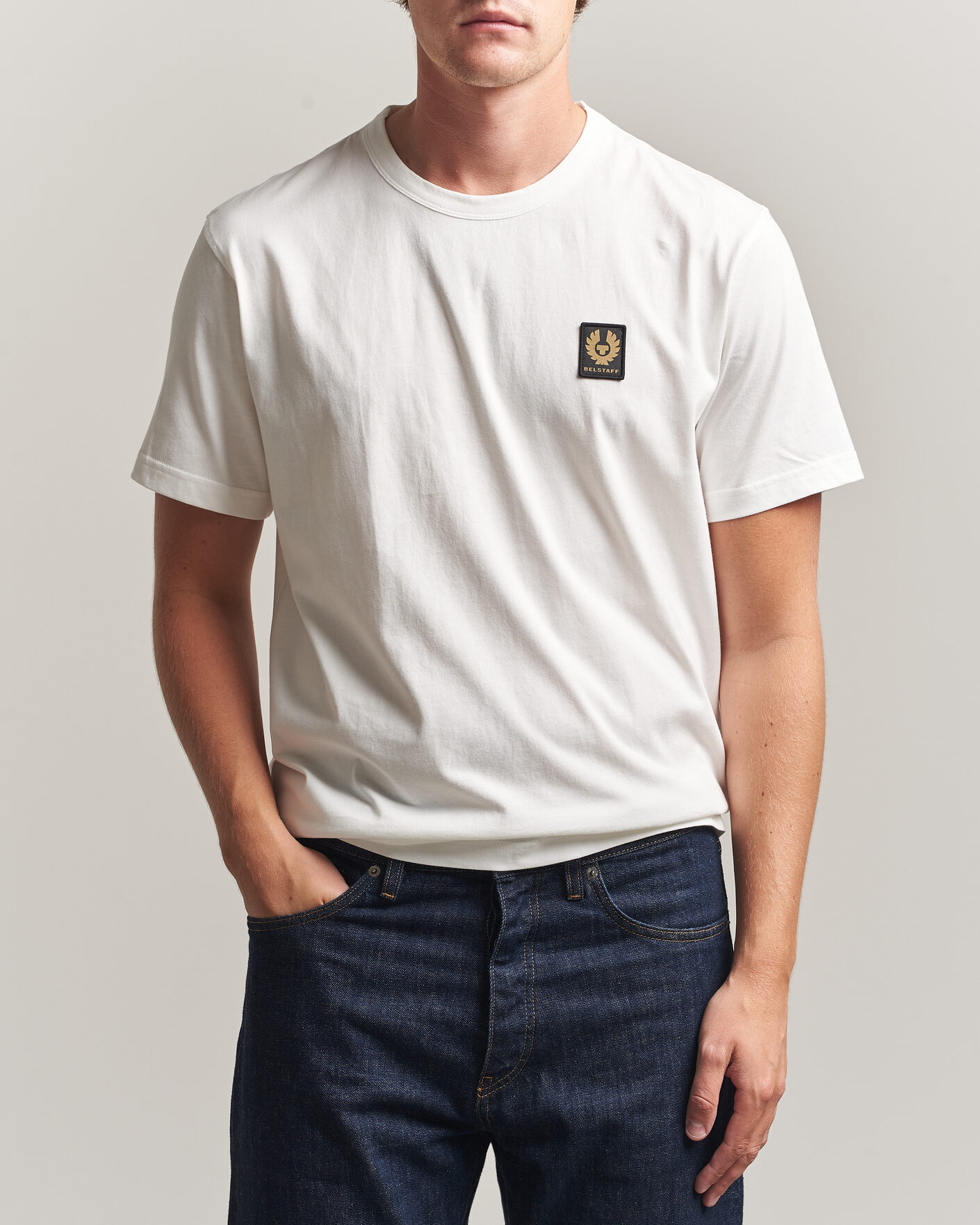Heren | T-shirts | Belstaff | Signature Crew Neck T-Shirt White