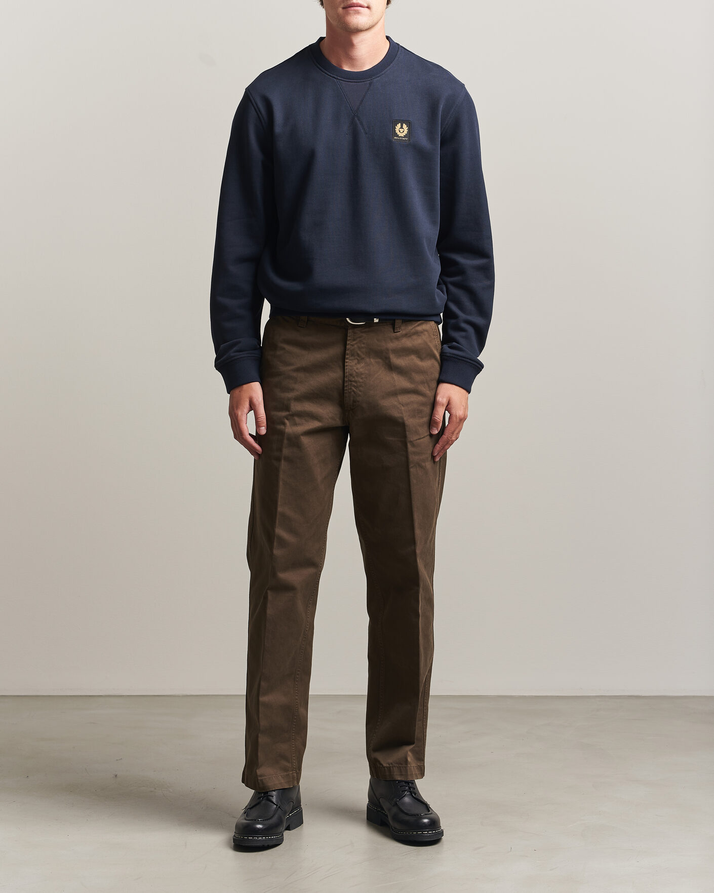 Heren | Truien | Belstaff | Signature Crew Neck Sweatshirt Dark Ink