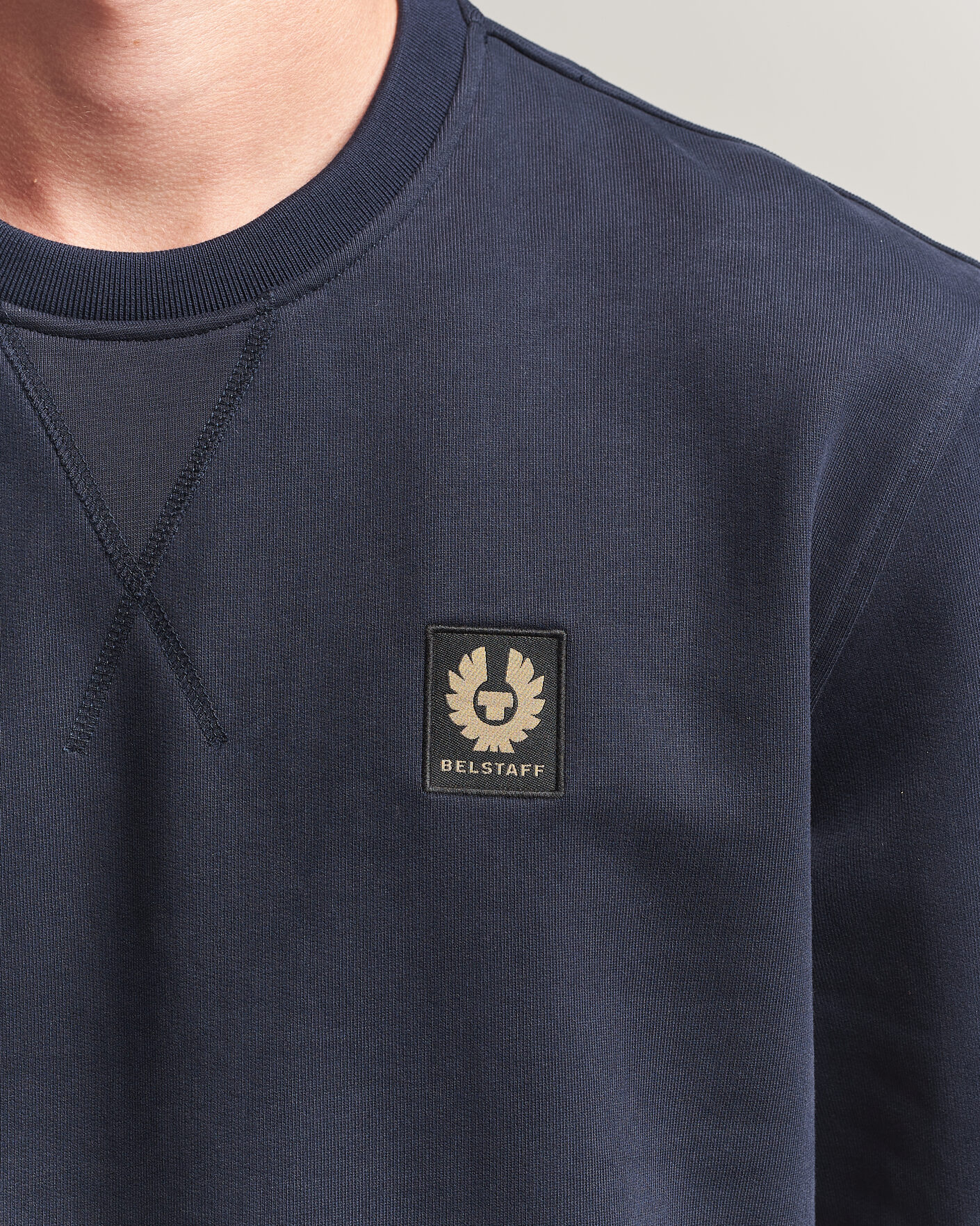 Heren | Truien | Belstaff | Signature Crew Neck Sweatshirt Dark Ink