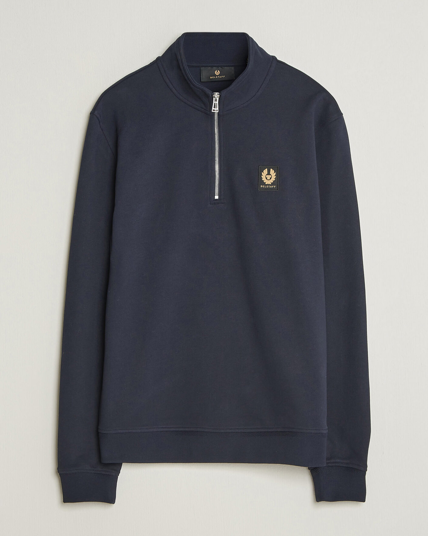 Heren | Truien | Belstaff | Signature Half Zip Sweatshirt Dark Ink