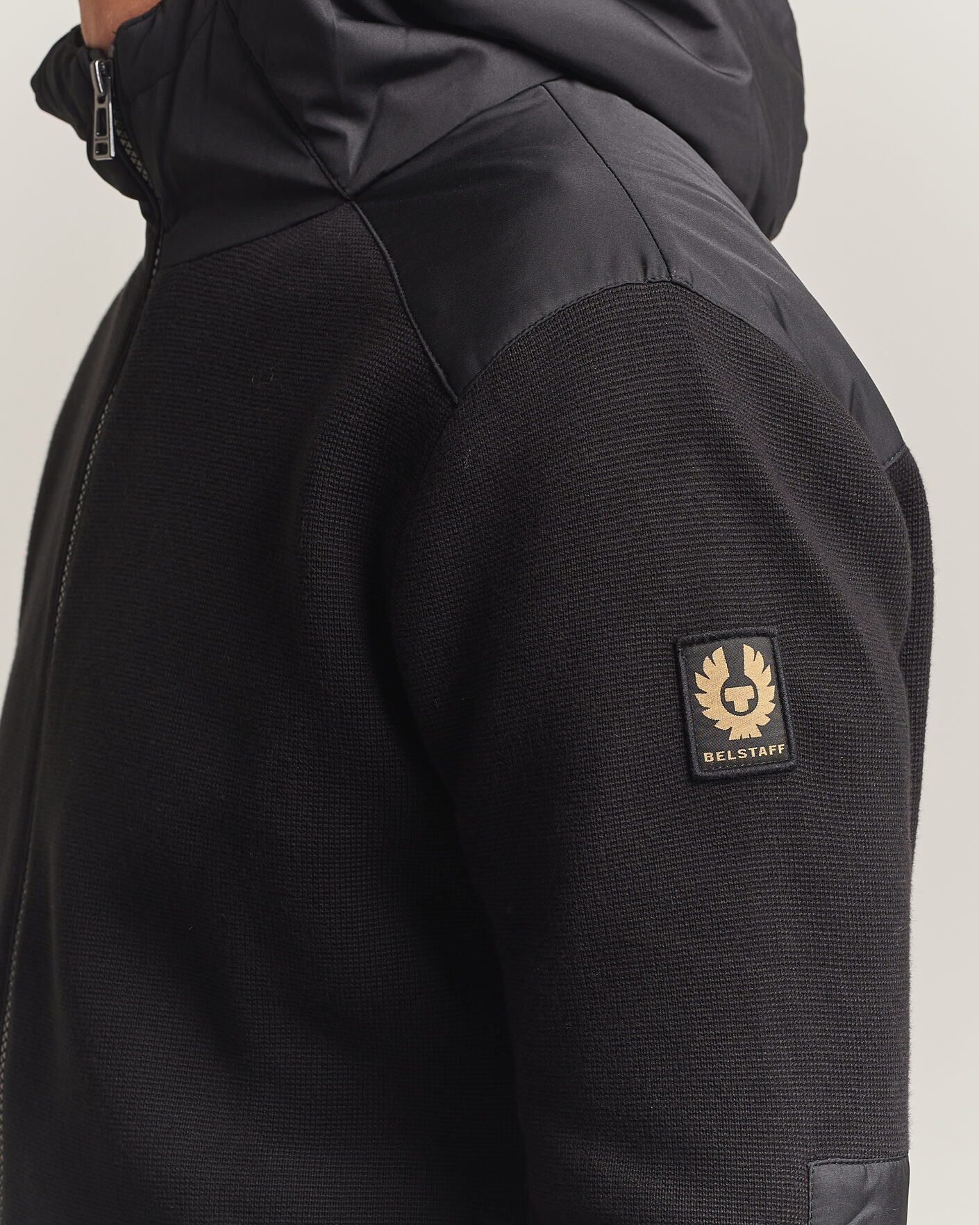 Heren | Jassen | Belstaff | Console Hooded Hybrid Jacket Black