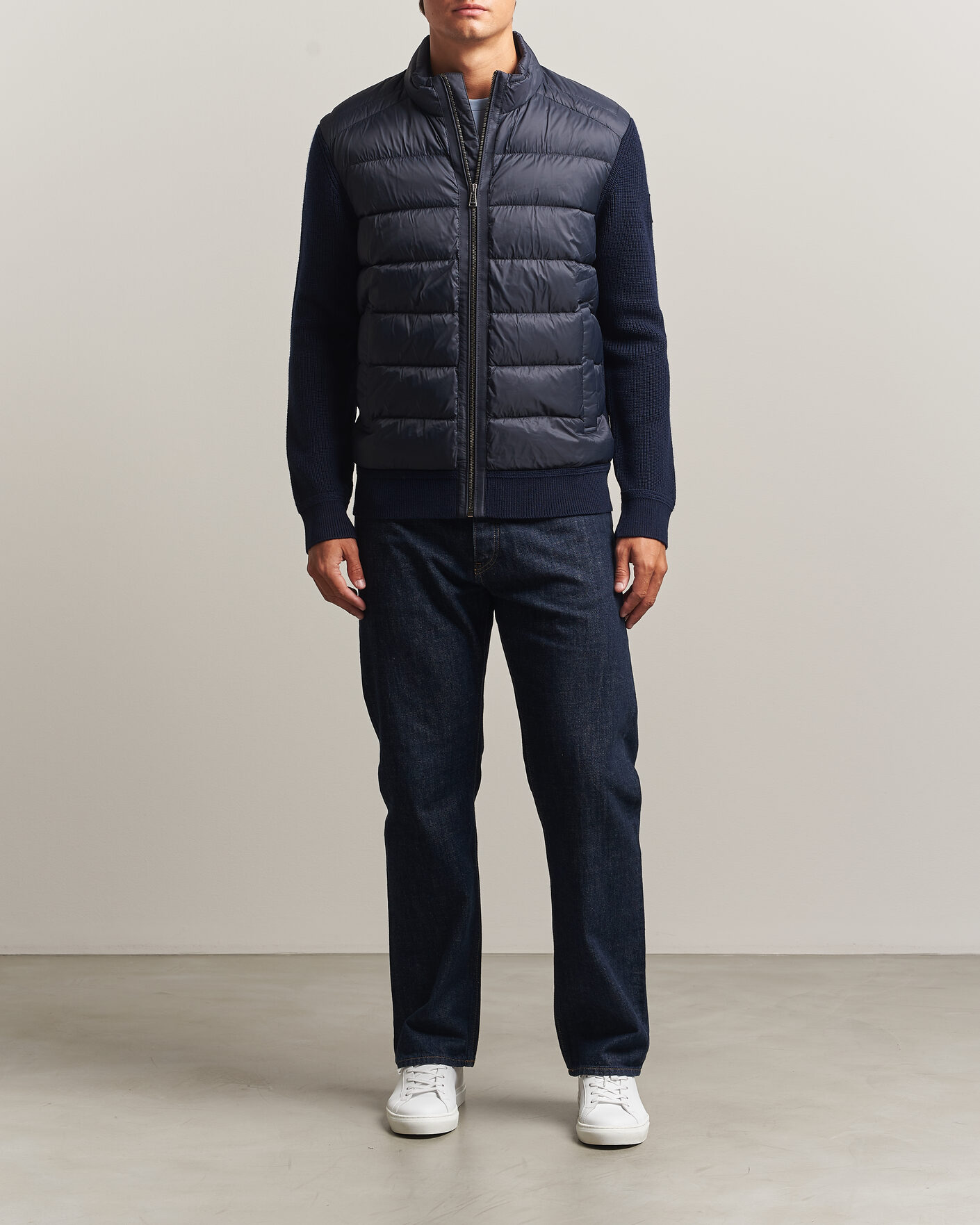 Heren | Jassen | Belstaff | Compound Hybrid Jacket Dark Ink