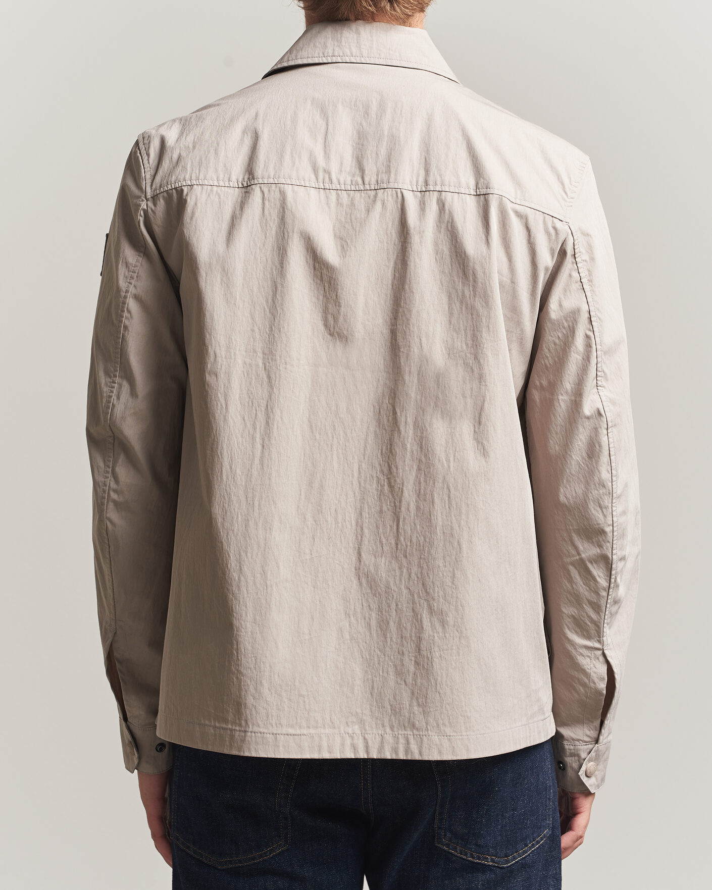 Heren | Overhemden | Belstaff | Cargo Overshirt Concrete