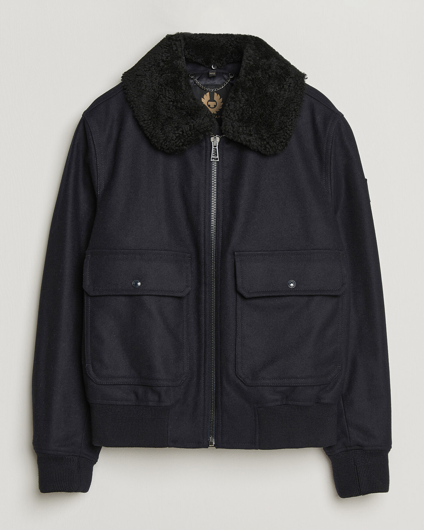 Heren | Jassen | Belstaff | Welder Wool Bomber Jacket Dark Ink