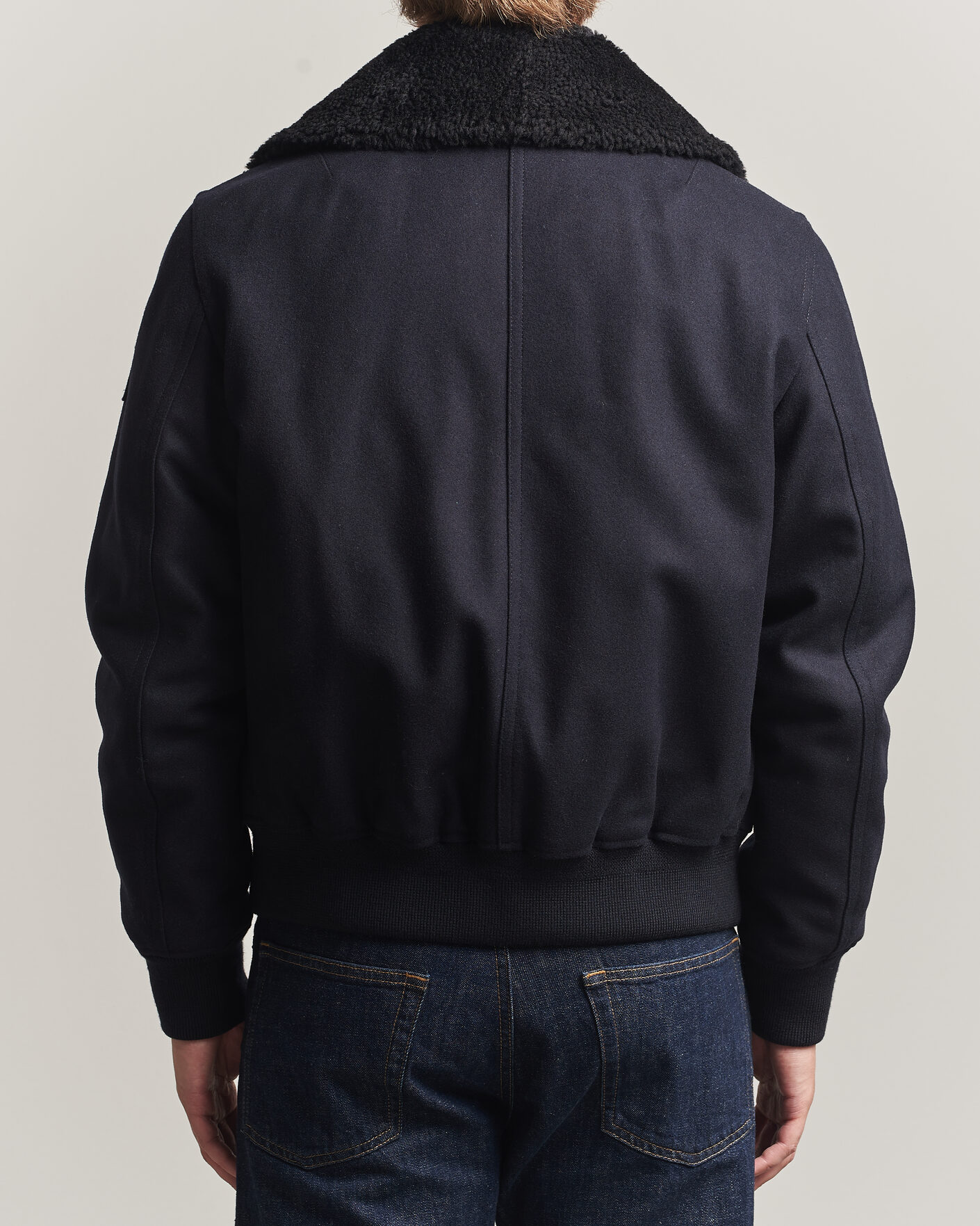 Heren | Jassen | Belstaff | Welder Wool Bomber Jacket Dark Ink