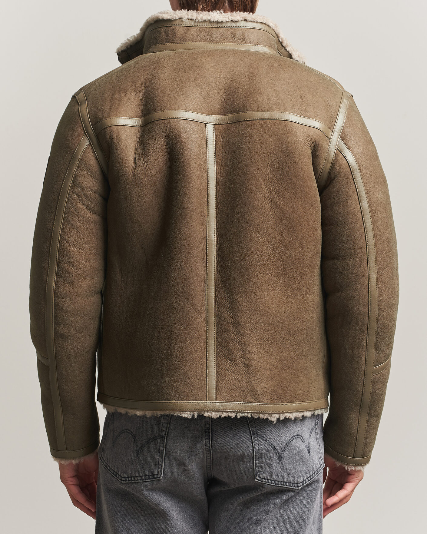Heren | Jassen | Belstaff | Highland Shearling Jacket Dark Dusty Taupe