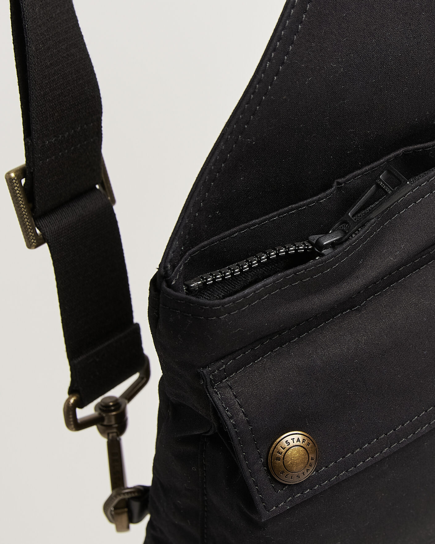 Heren | Tassen | Belstaff | Trailmaster Waxed Crossbody Bag Black
