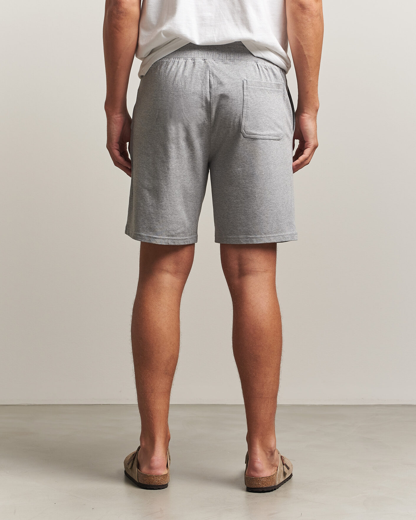 Heren | Korte broek | Bread & Boxers | Pyjama Shorts Grey Melange