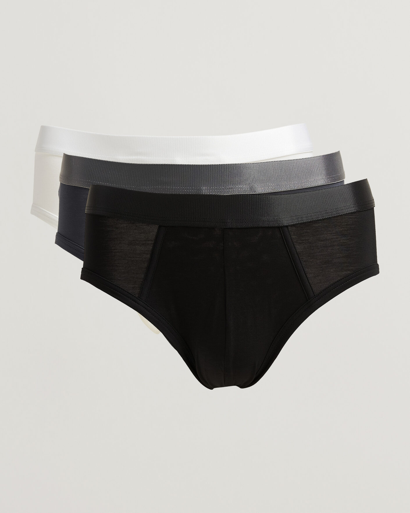 Heren | Ondergoed | CDLP | 3-Pack Y-Brief Warm Charcoal/Black/White