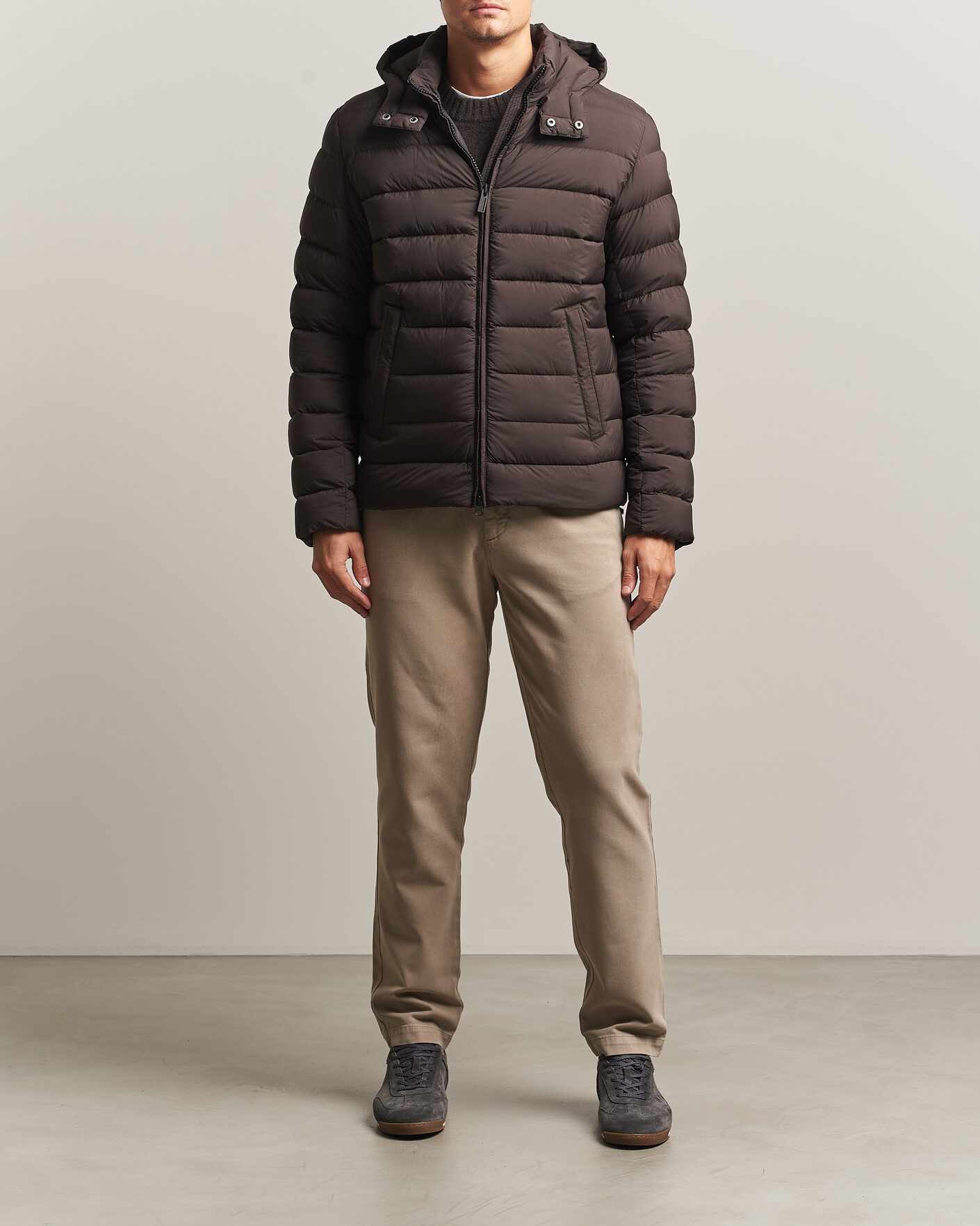 Heren | Jassen | Colmar | Quilted Down Jacket Black Coffee