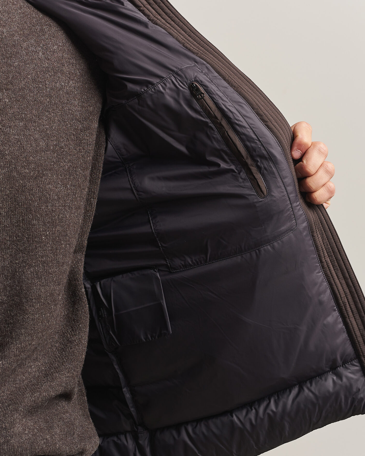 Heren | Jassen | Colmar | Quilted Down Jacket Black Coffee