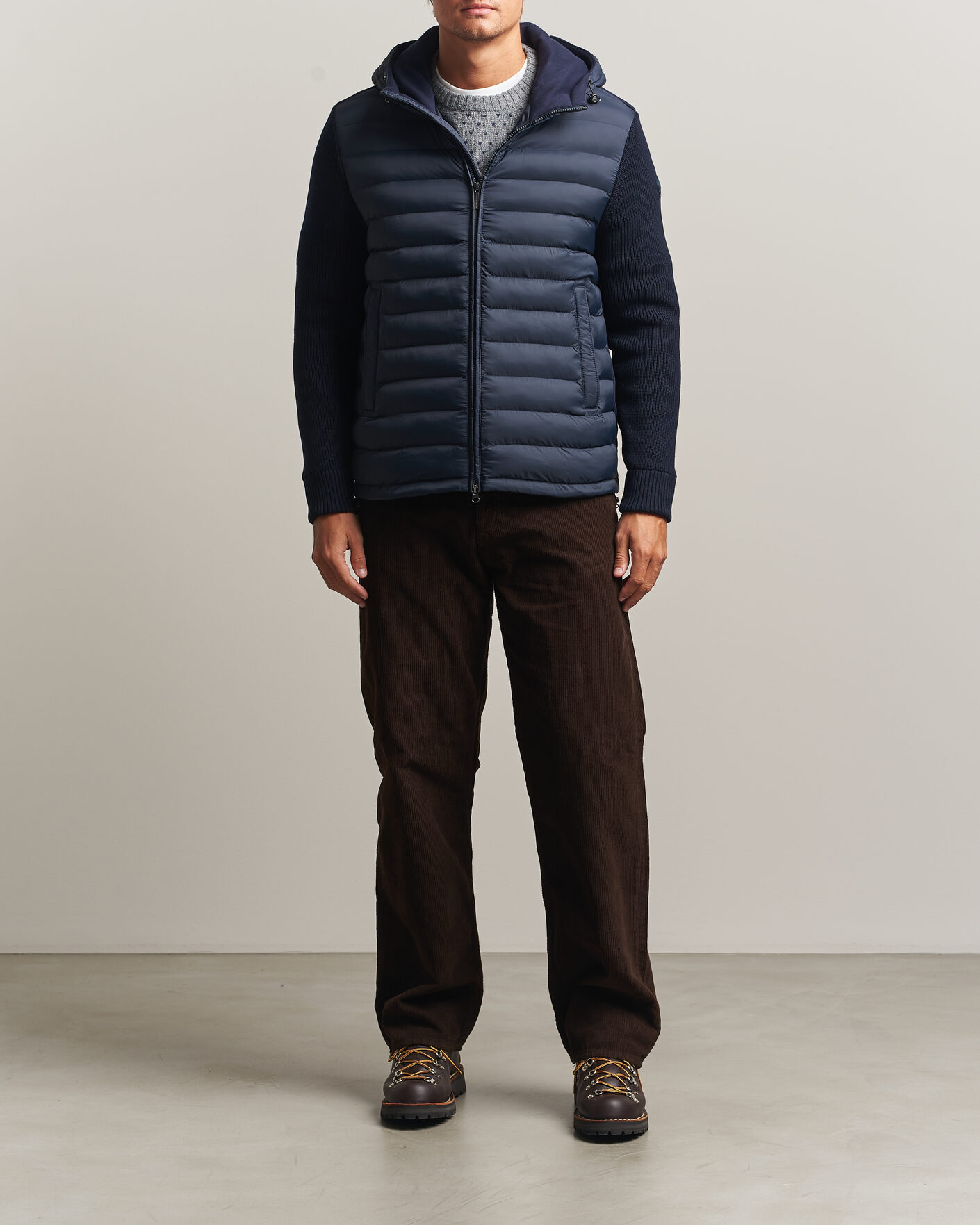 Heren | Jassen | Colmar | Hybrid Hood Jacket Navy