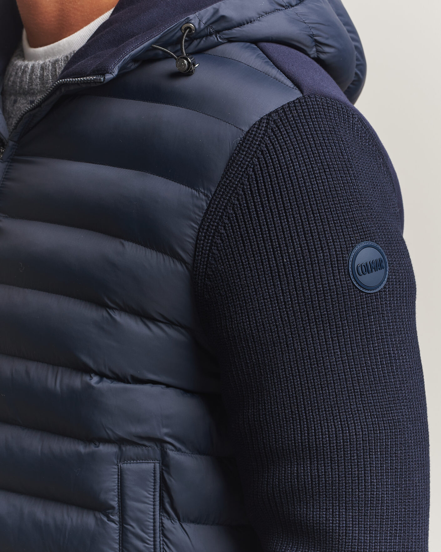 Heren | Jassen | Colmar | Hybrid Hood Jacket Navy