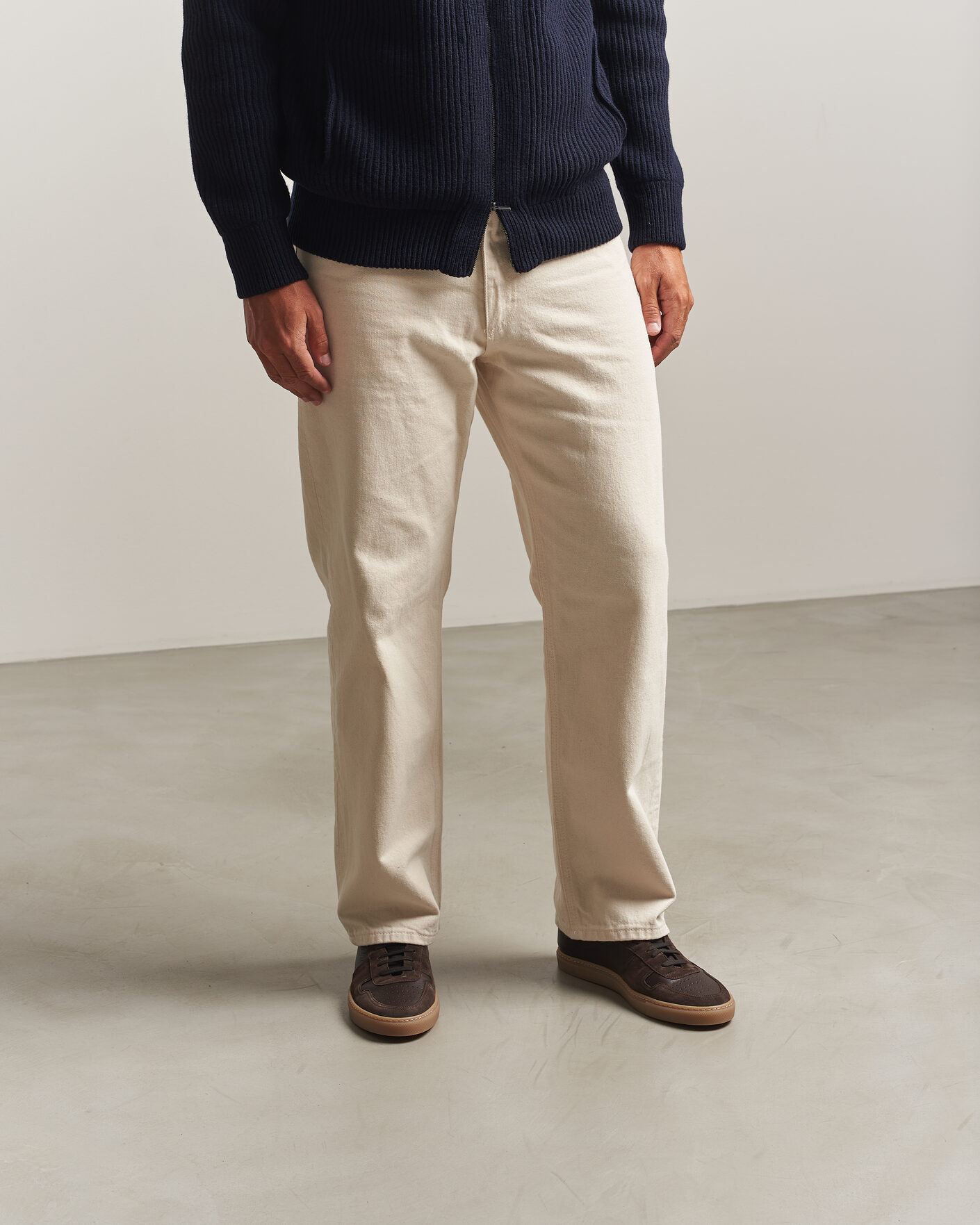Heren | Sneakers | Common Projects | Bball Duo Leather Sneaker Dark Brown