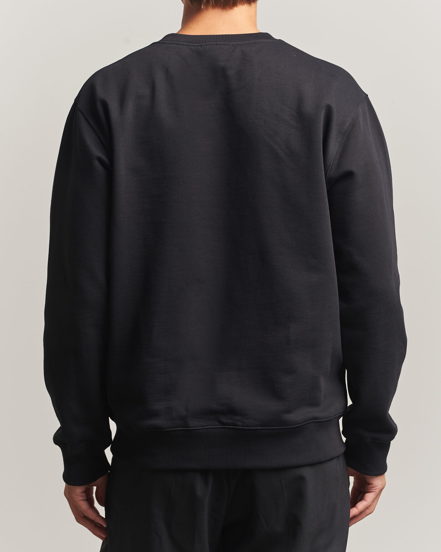 Heren | Truien | Drôle de Monsieur | Mirror D Embroidered Sweatshirt Black