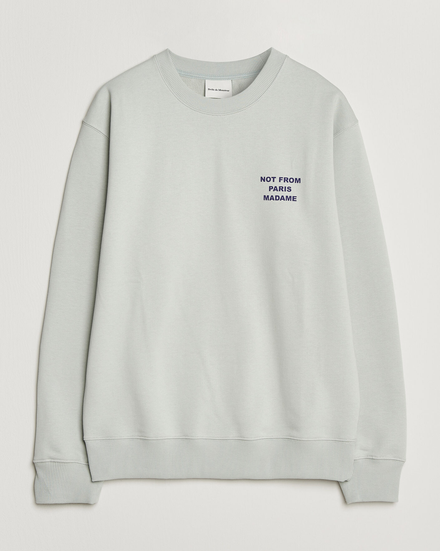 Heren | Truien | Drôle de Monsieur | Bold Slogan Sweatshirt Grey