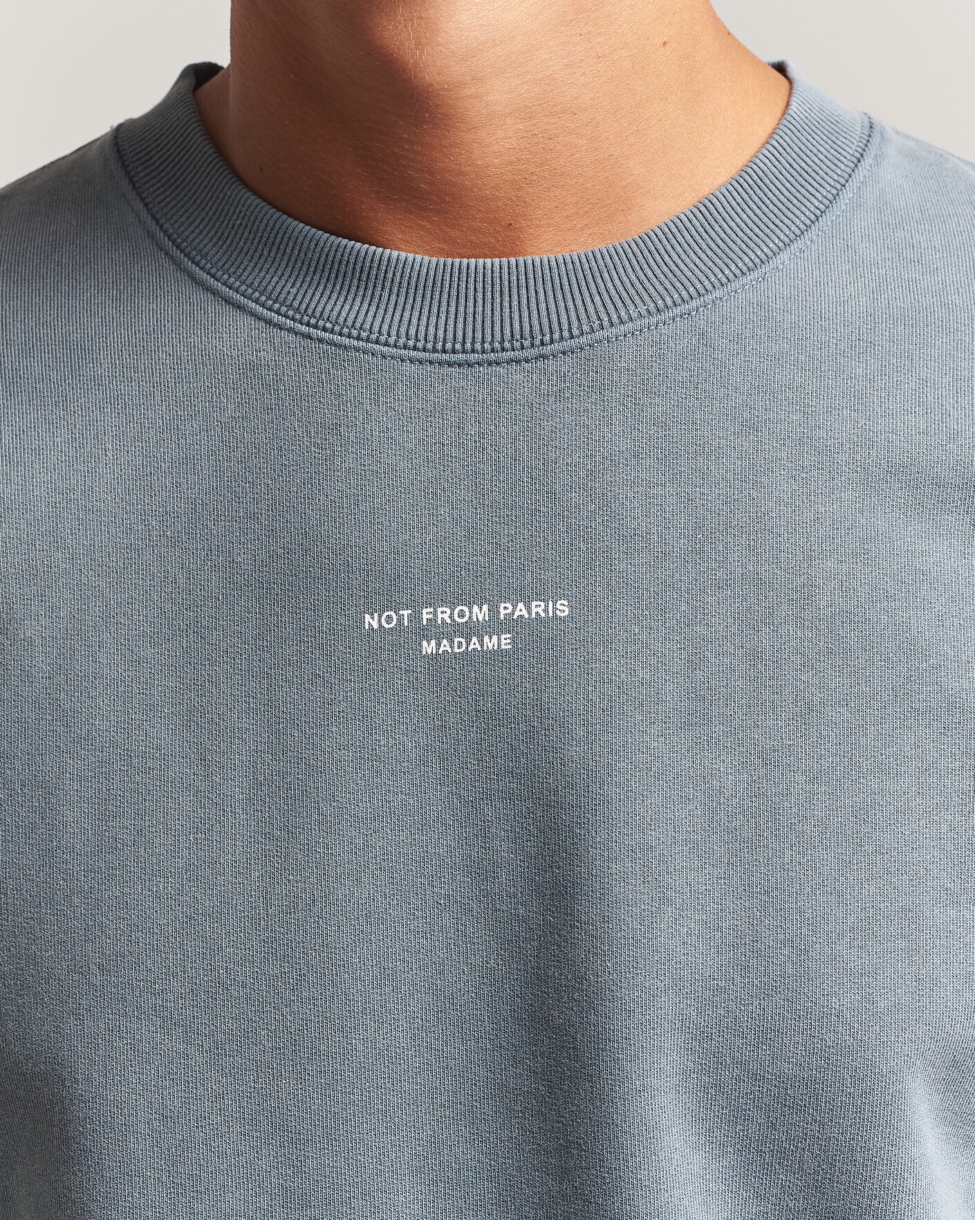Heren | Truien | Drôle de Monsieur | Classic Slogan Sweatshirt Dark Grey