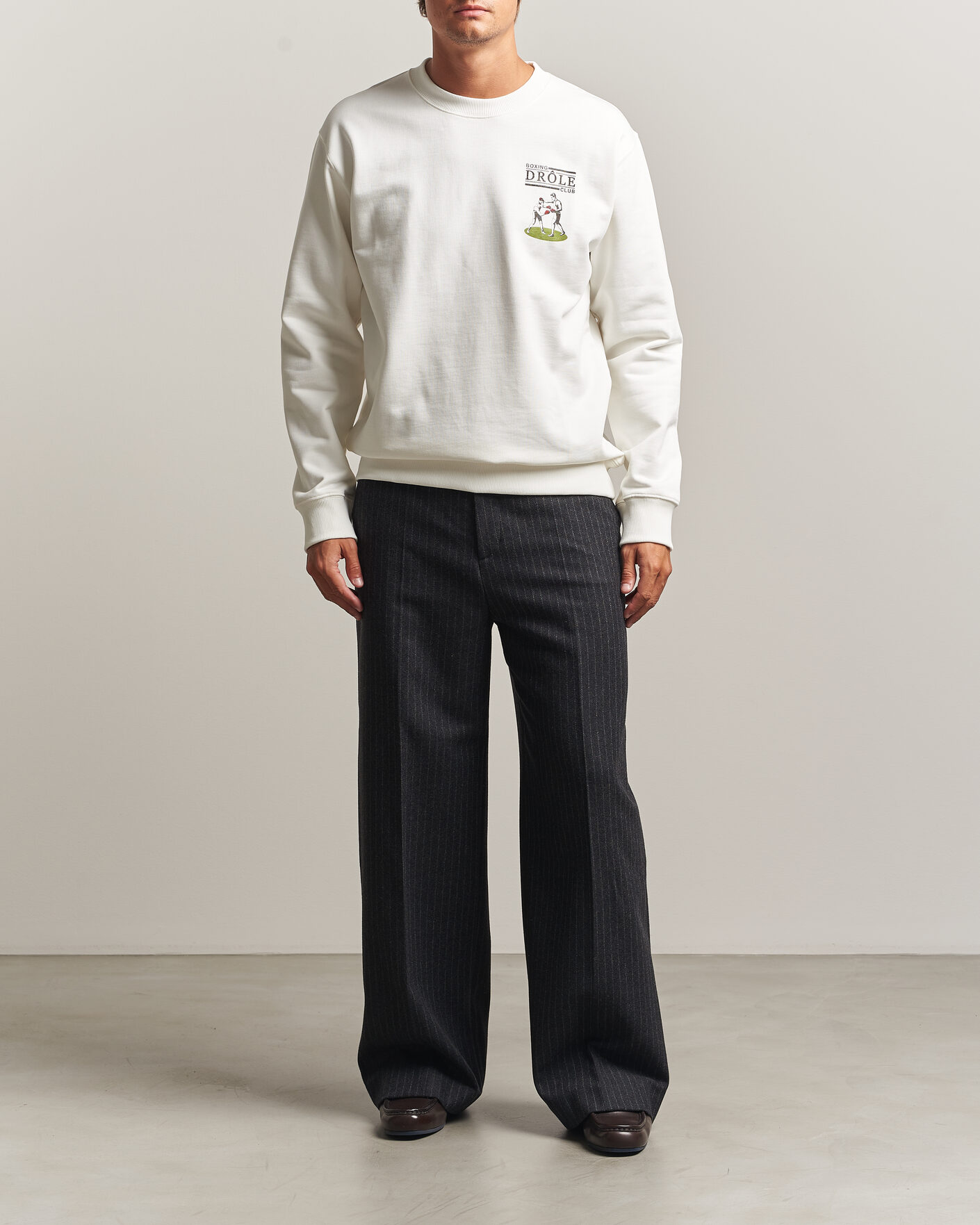 Heren | Truien | Drôle de Monsieur | Boxers Sweatshirt Off White