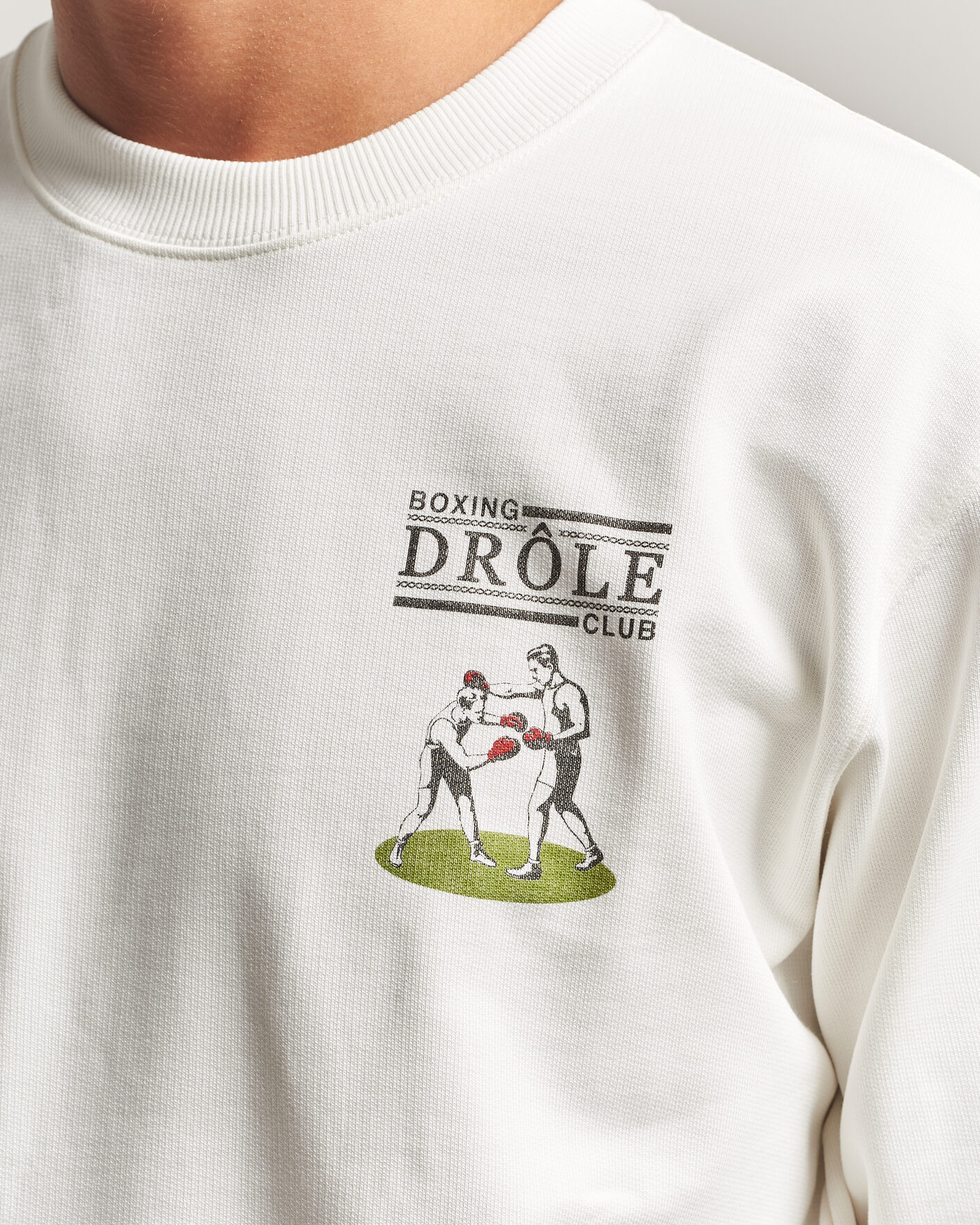 Heren | Truien | Drôle de Monsieur | Boxers Sweatshirt Off White