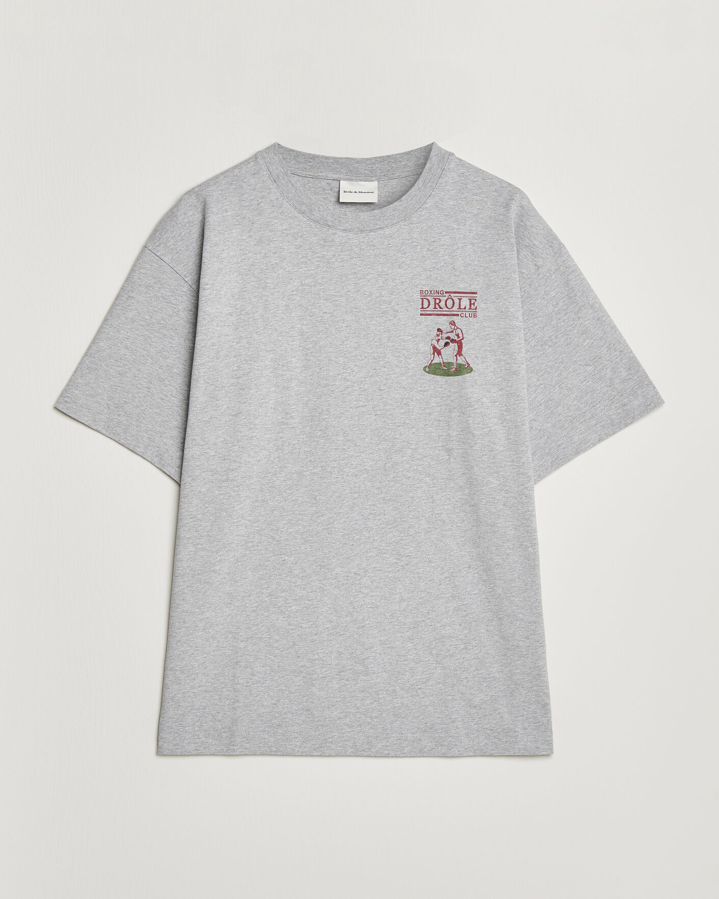 Heren | T-shirts | Drôle de Monsieur | Boxers T-Shirt Grey Melange