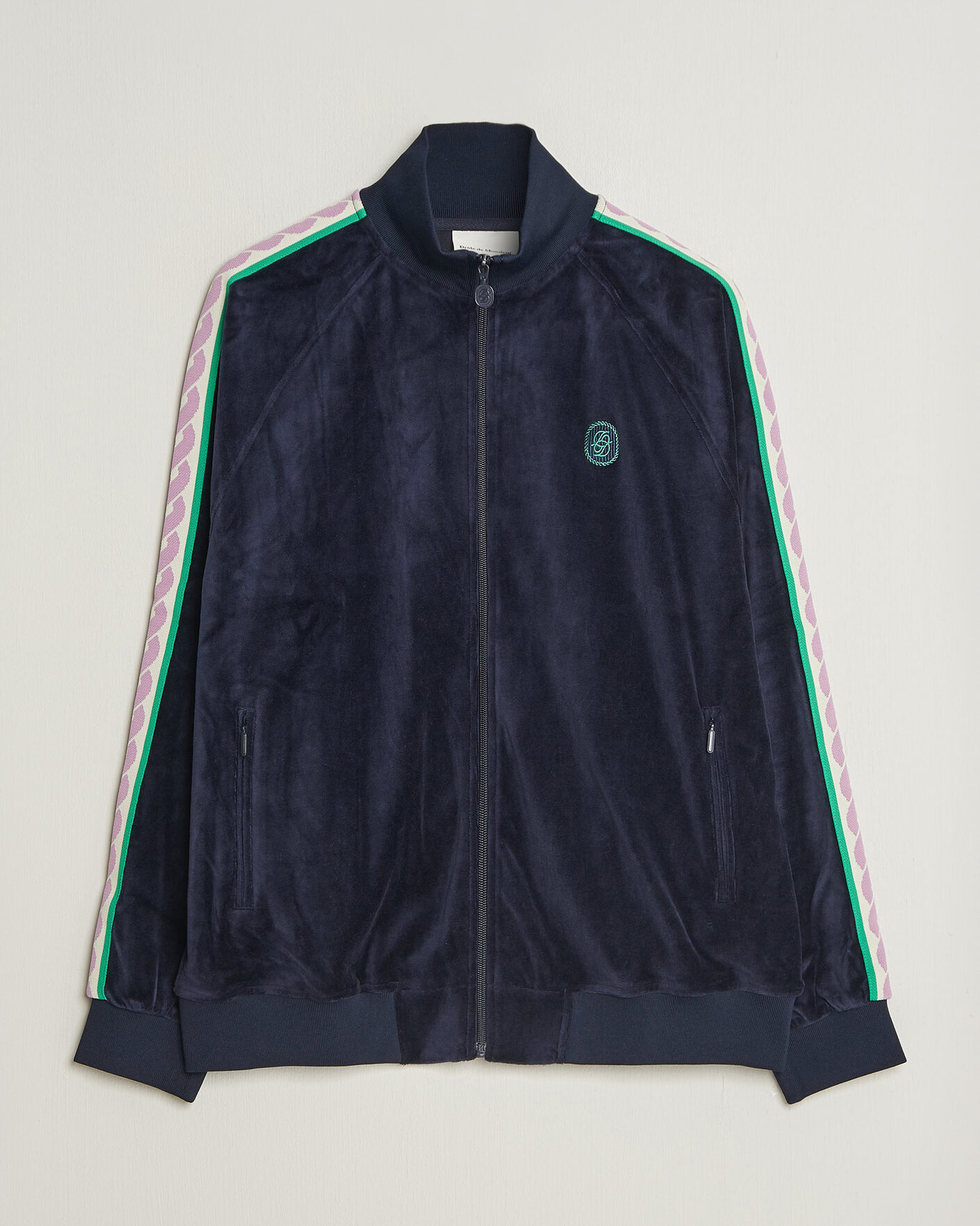 Heren | Truien | Drôle de Monsieur | Survêtement Velours Track Jacket Navy