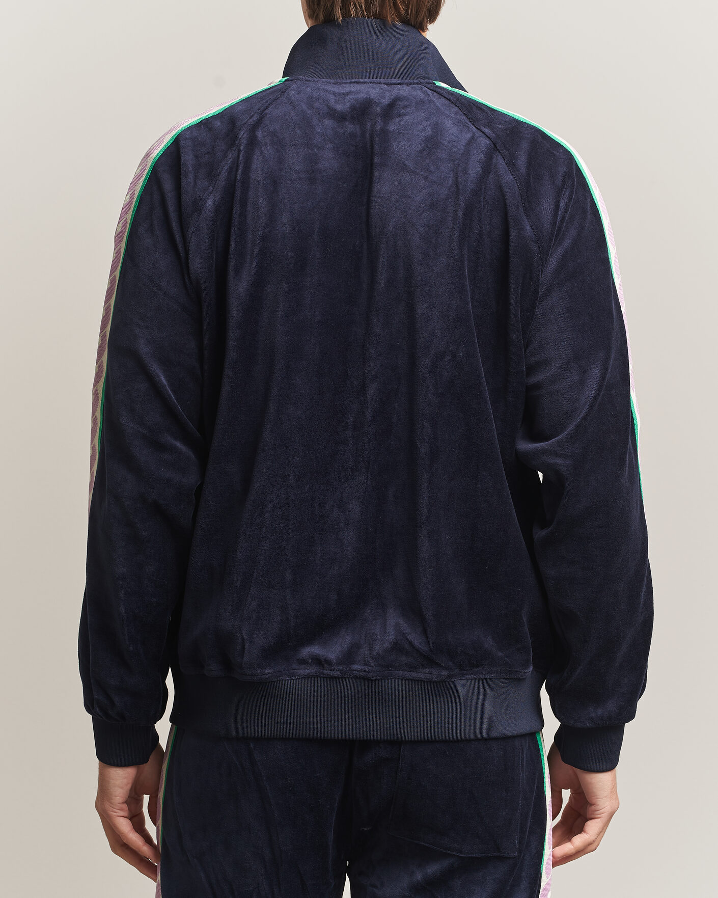Heren | Truien | Drôle de Monsieur | Survêtement Velours Track Jacket Navy
