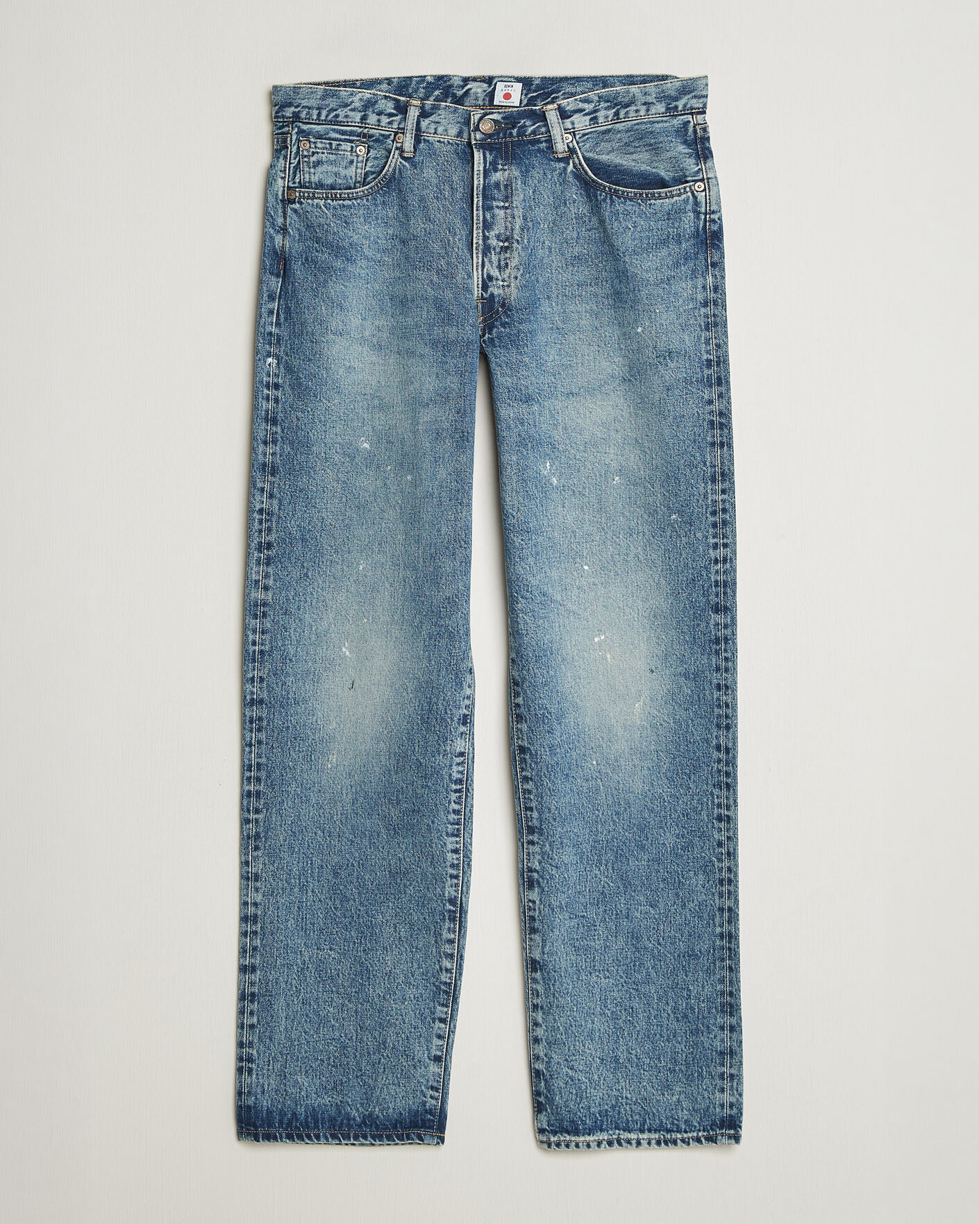 Heren | Broeken | EDWIN | Loose Straight Rainbow Selvage Jeans Mid Used