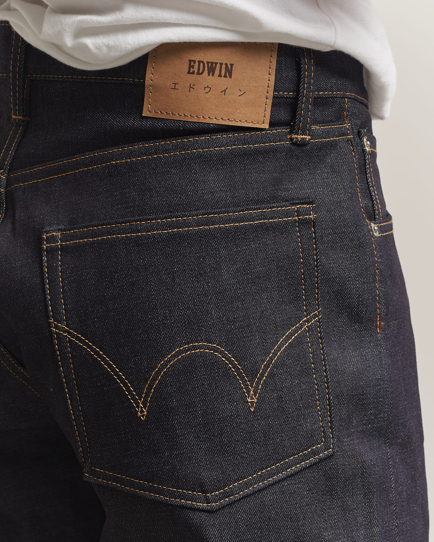 Heren | Broeken | EDWIN | Loose Straight Rainbow Selvage Jeans Unwashed