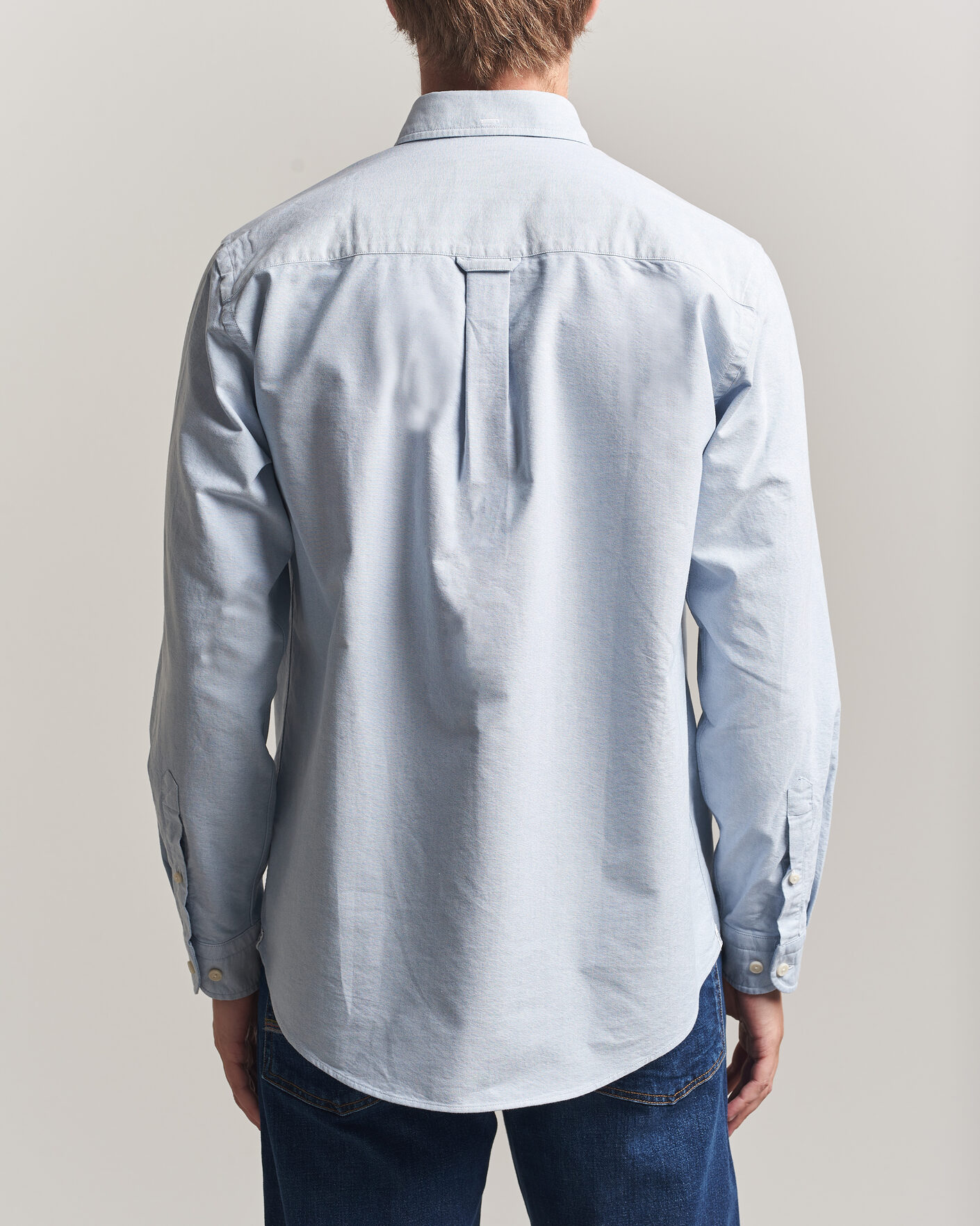 Heren | Overhemden | Eton | Regular Fit Ivy Oxford Shirt Light Blue
