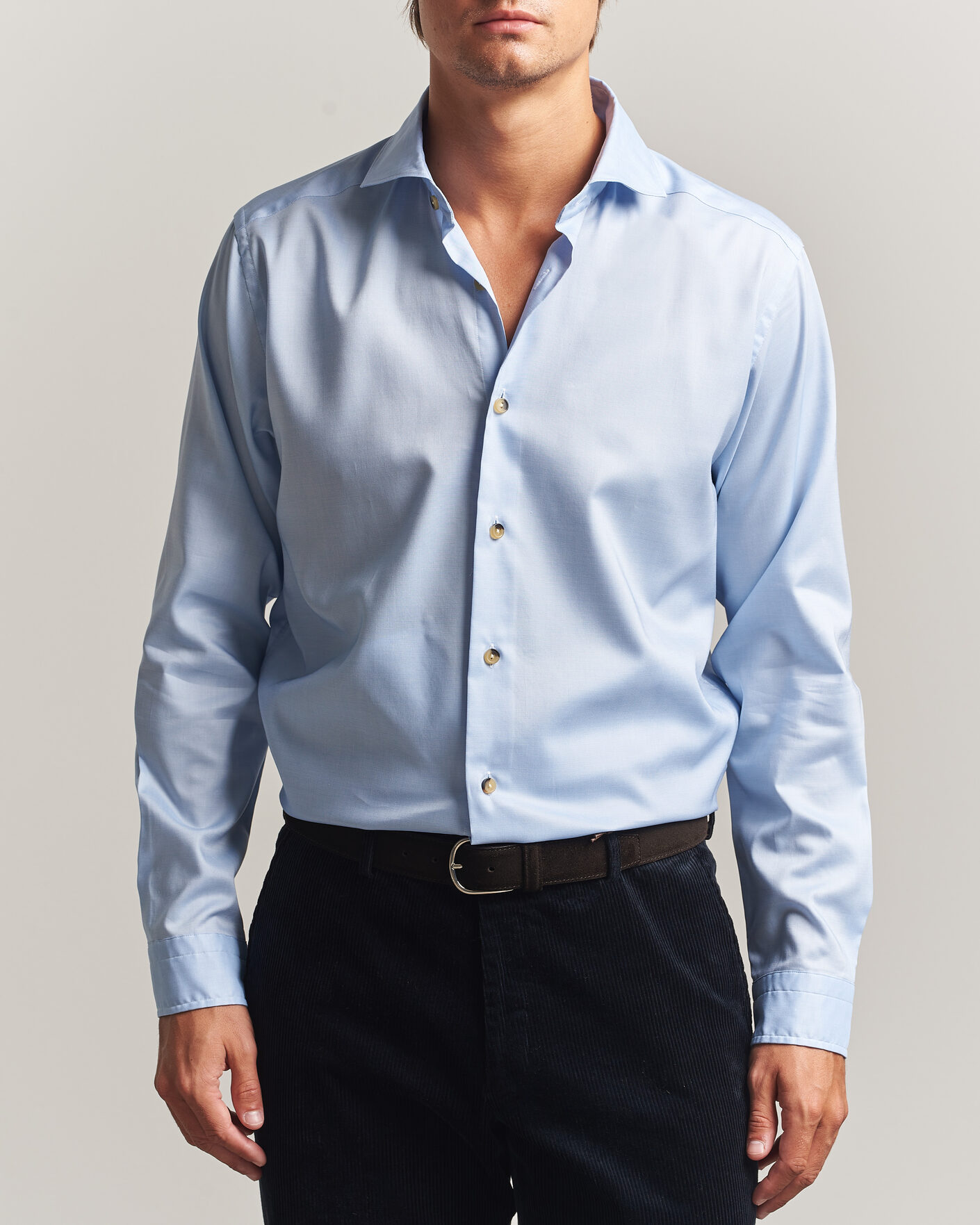 Heren | Overhemden | Eton | Signature Oxford Shirt Light Blue