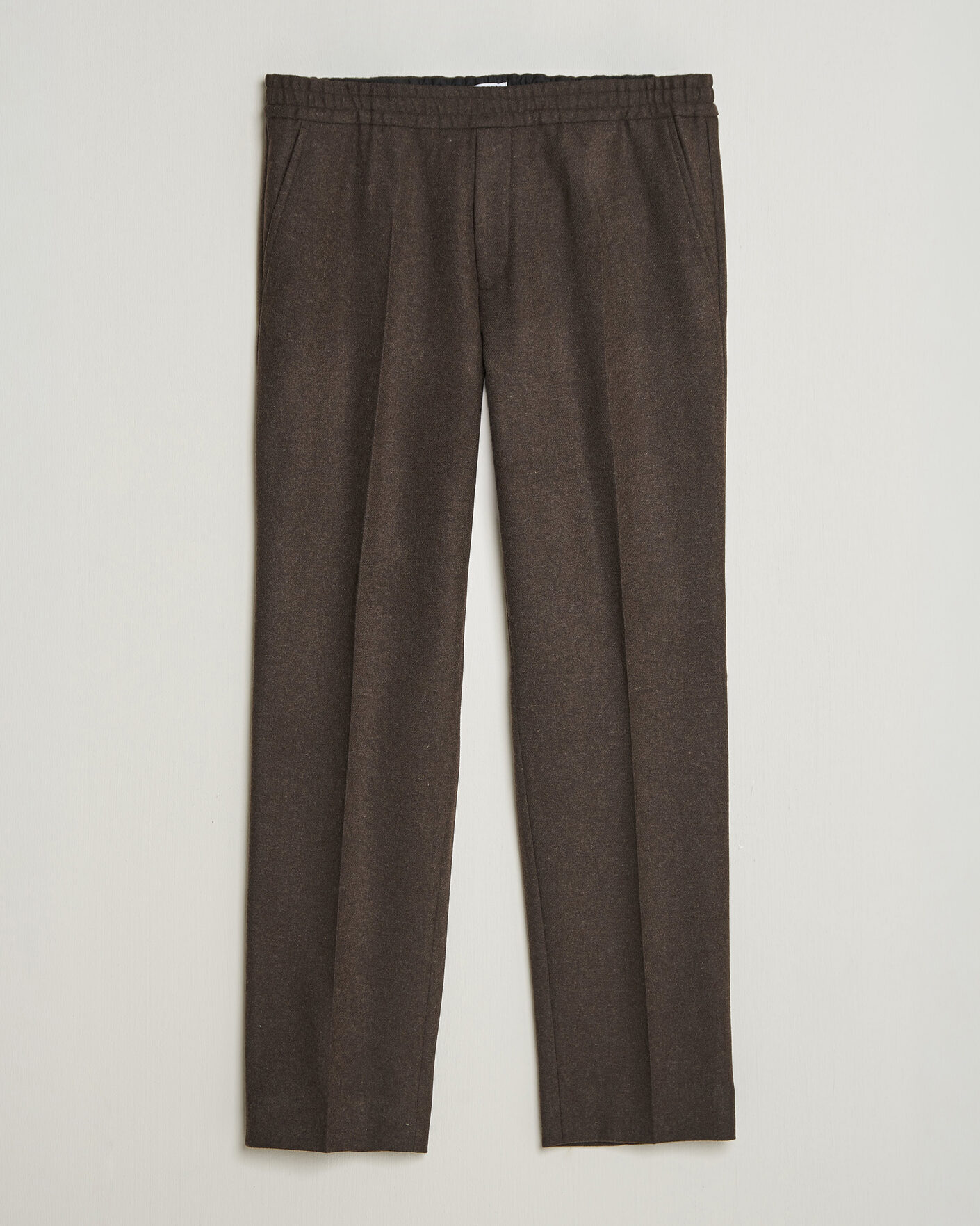 Heren | Broeken | Filippa K | Theo Relaxed Flannel Trousers Walnut Brown
