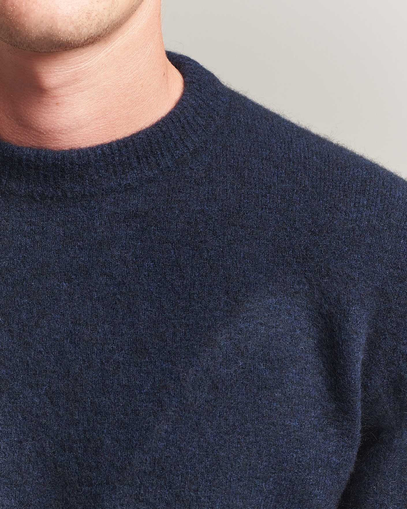 Heren | Truien | Filippa K | Yak Knitted Sweater Navy