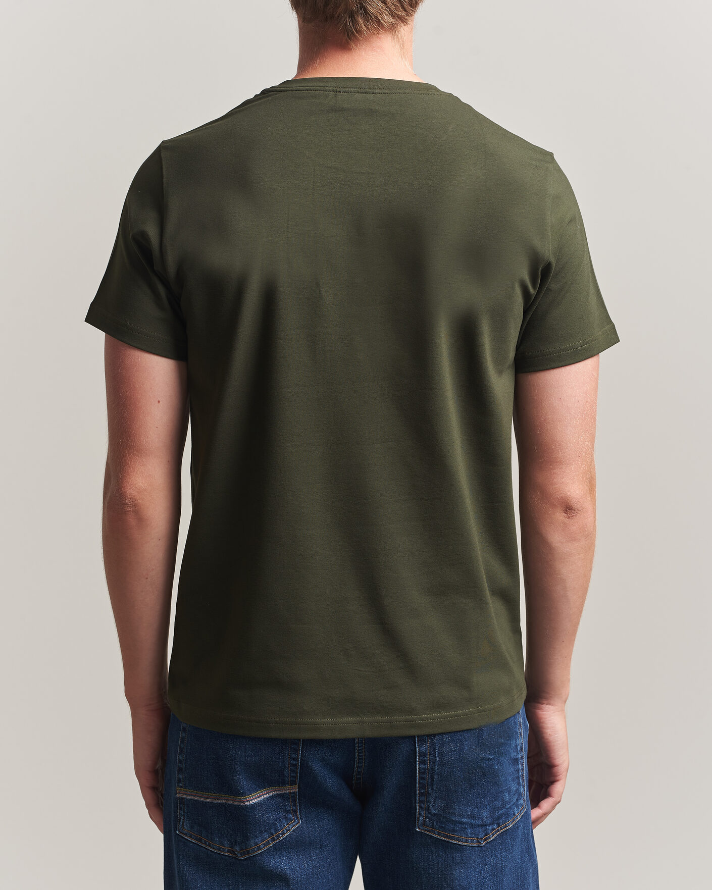 Heren | T-shirts | Filippa K | Soft Lycra T-Shirt Night Green