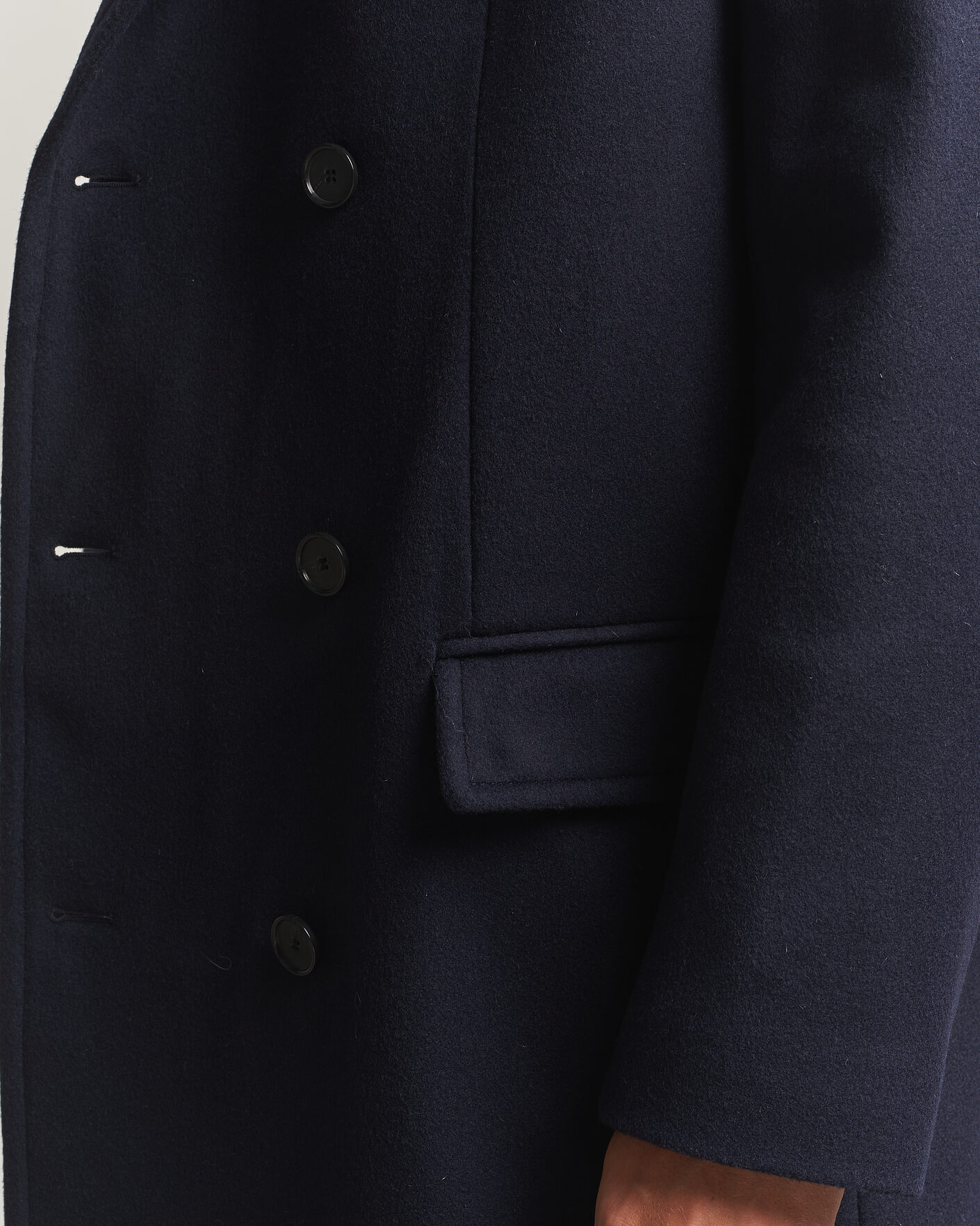 Heren | Jassen | Filippa K | Damian Wool Coat French Navy