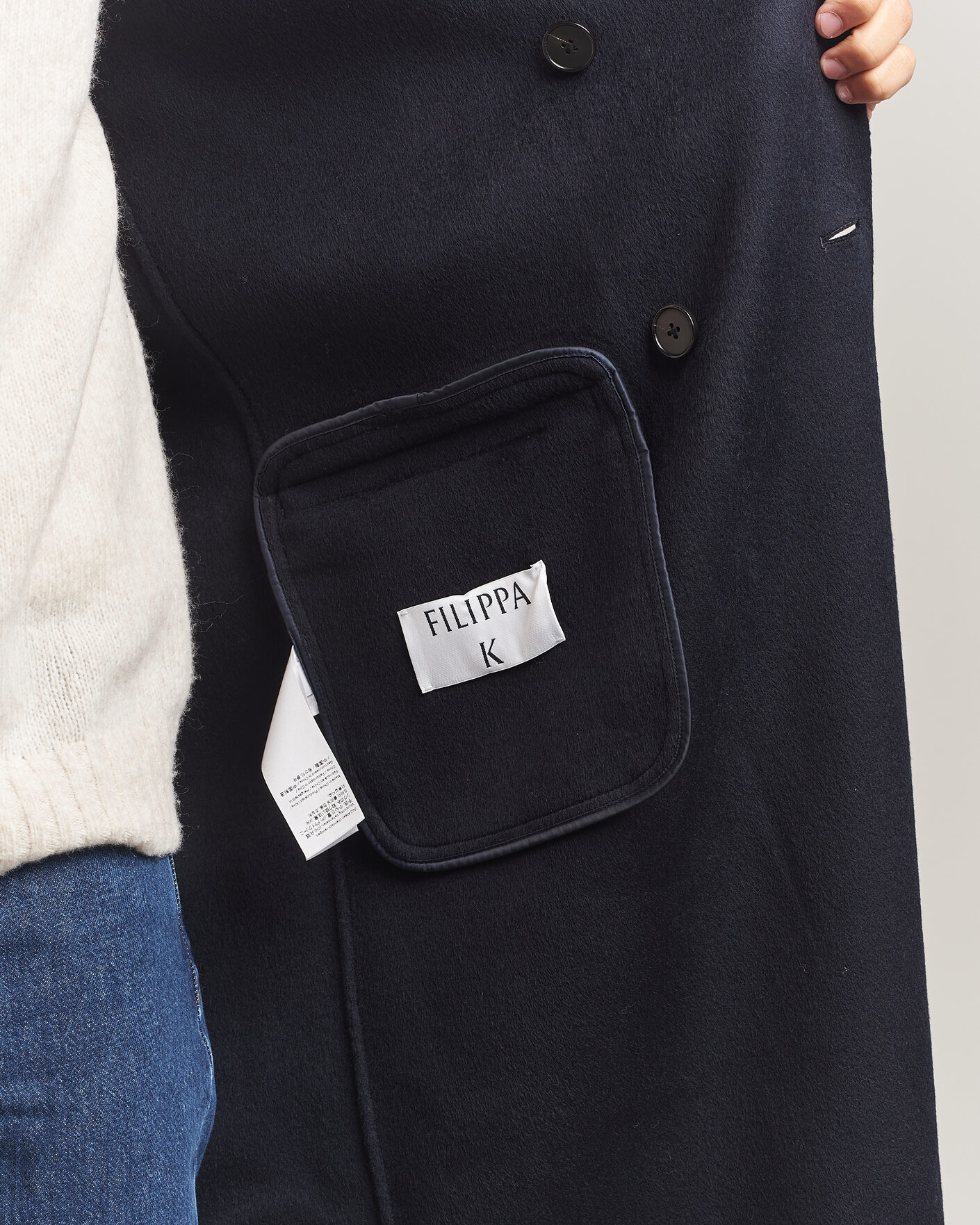Heren | Jassen | Filippa K | Athens Wool Coat Navy