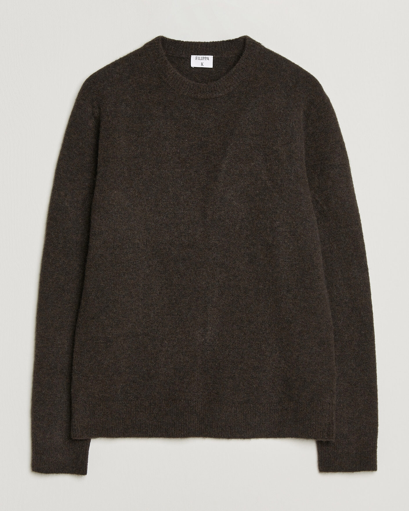 Heren | Truien | Filippa K | Yak Knitted Sweater Golden Brown