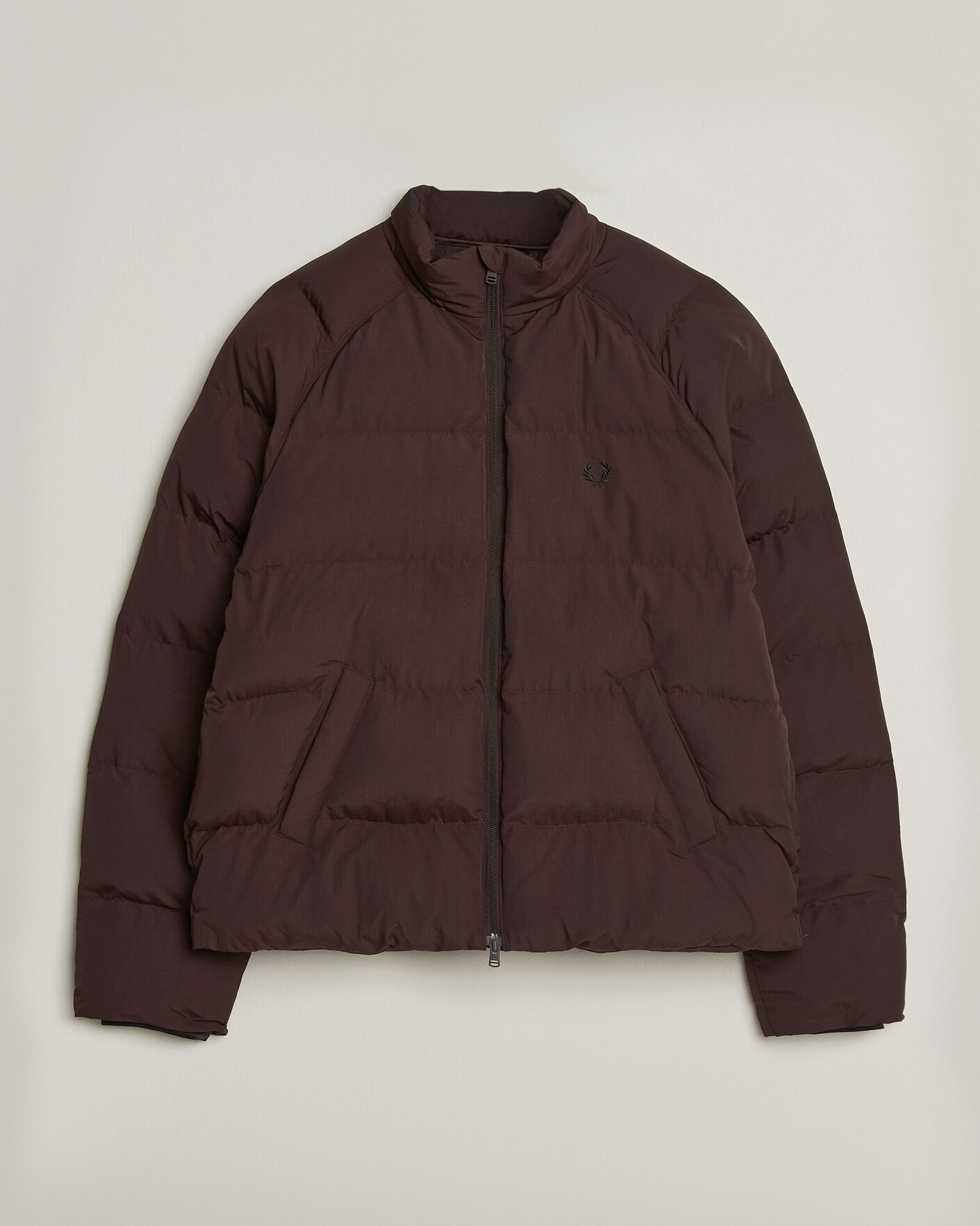 Heren | Jassen | Fred Perry | Raglan Sleeve Padded Jacket Rich Brown