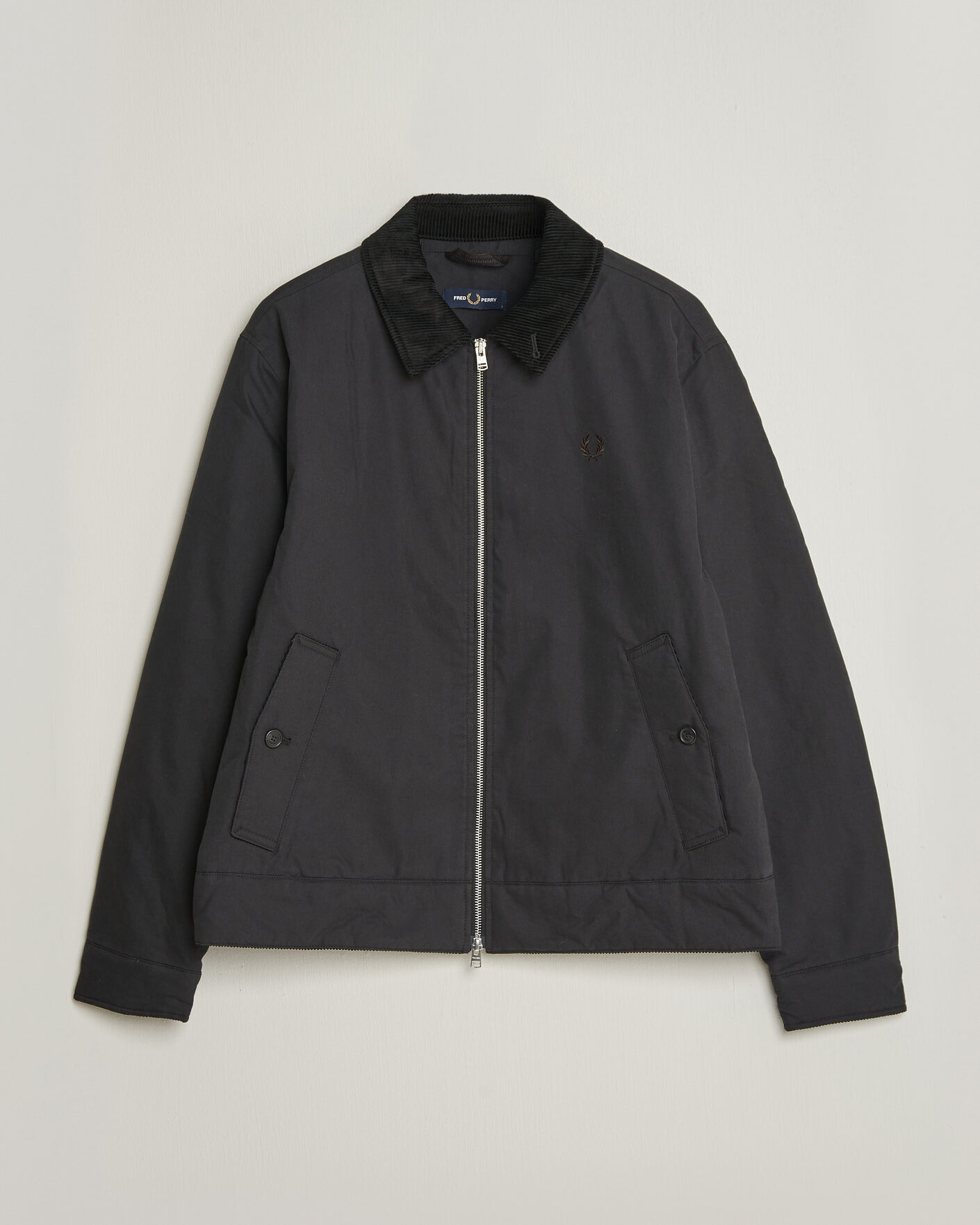 Heren | Jassen | Fred Perry | Cotton Caban Jacket Black