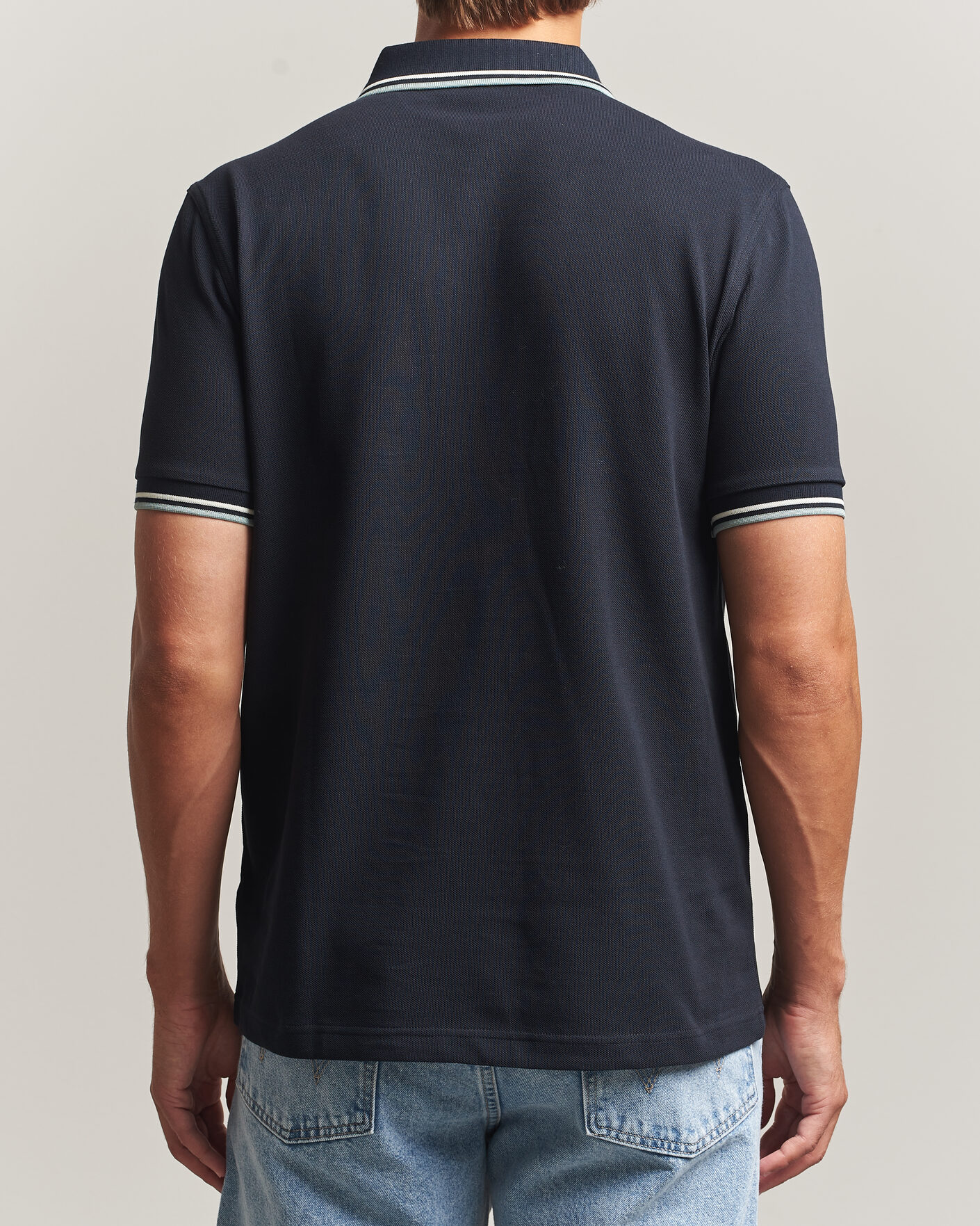 Heren | Polo's | Fred Perry | Twin Tipped Polo Shirt Navy
