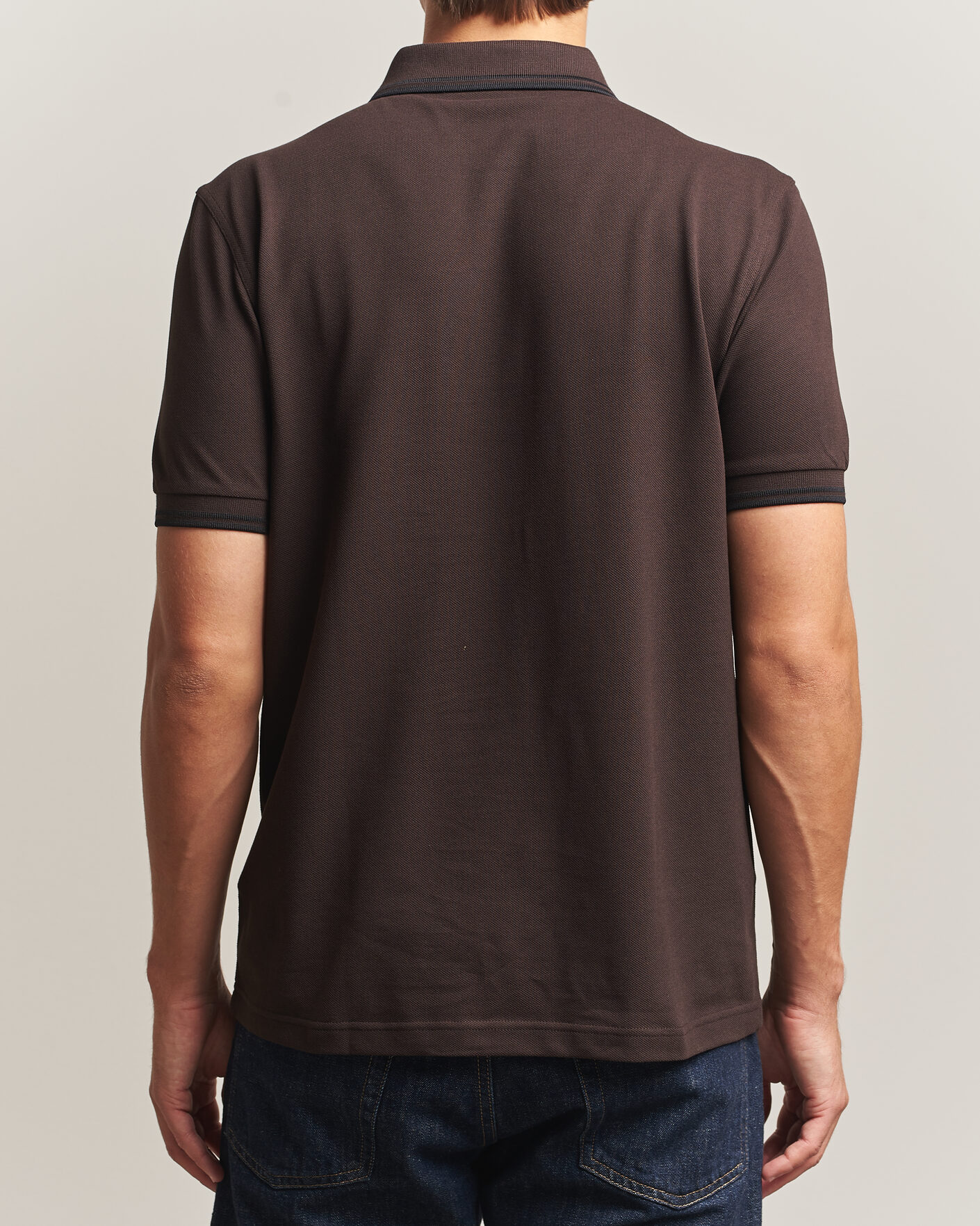 Heren | Polo's | Fred Perry | Twin Tipped Polo Shirt Rich Brown