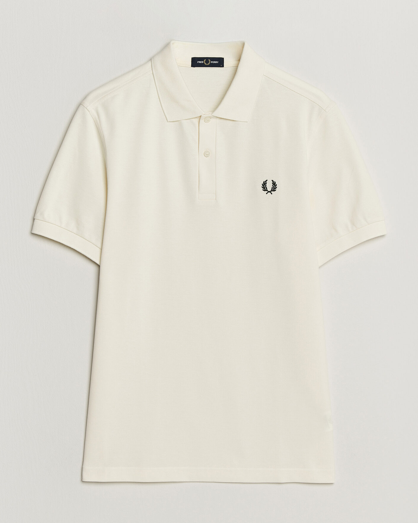 Heren | Polo's | Fred Perry | Plain Polo Shirt Night Ecru