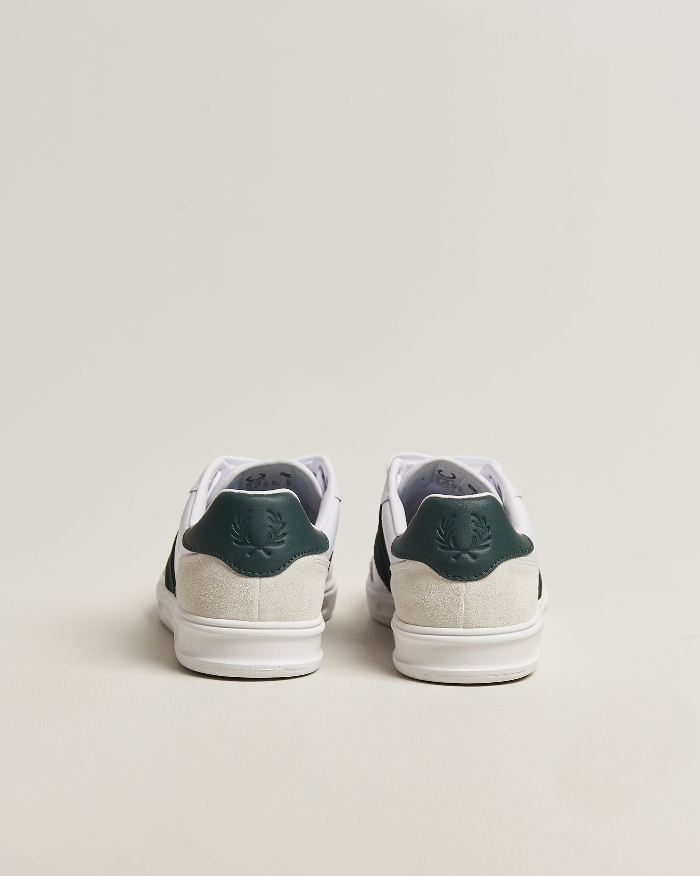 Heren | Sneakers | Fred Perry | B4 Leather/Suede Sneaker White