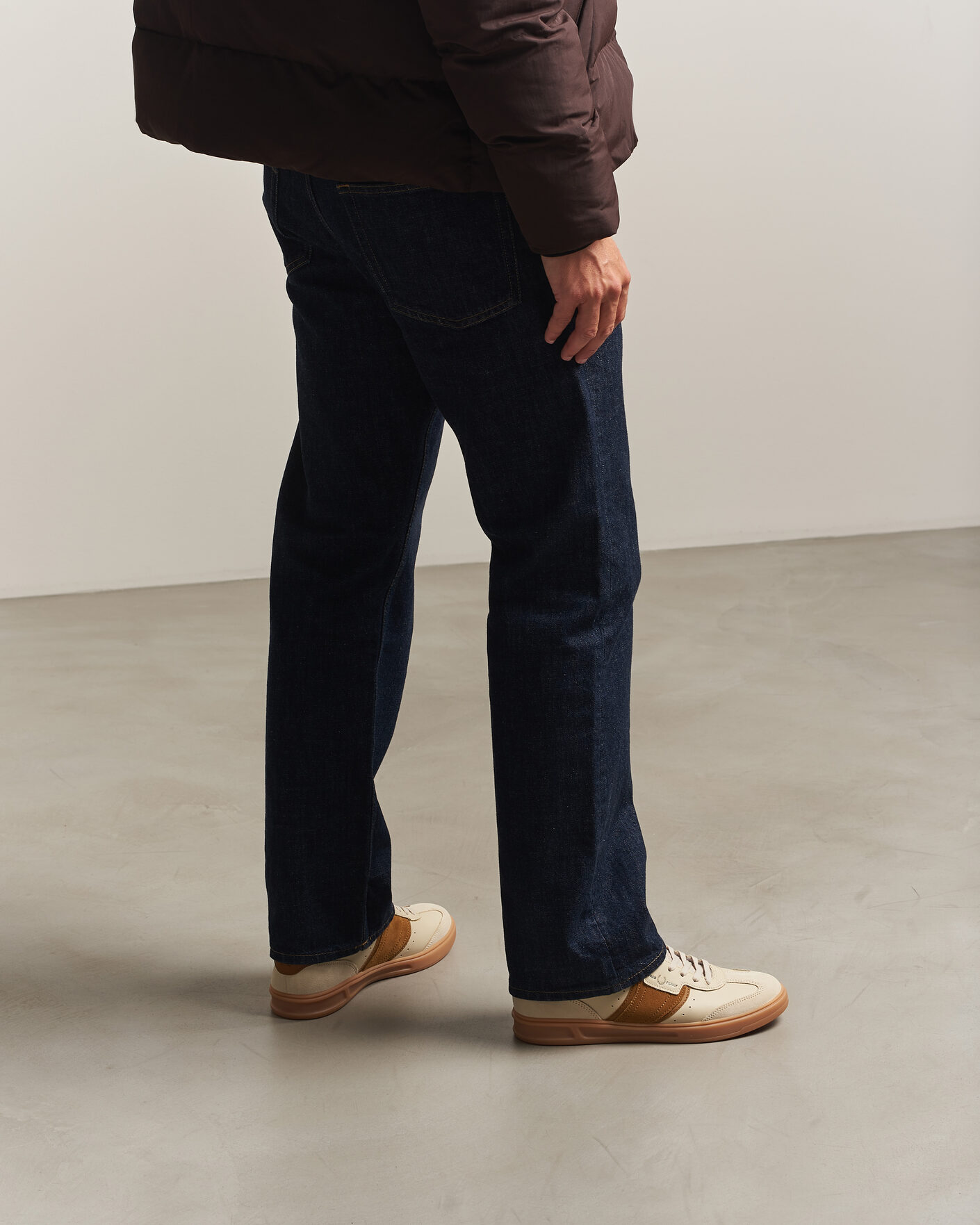 Heren | Sneakers | Fred Perry | B4 Leather/Suede Sneaker Oatmeal